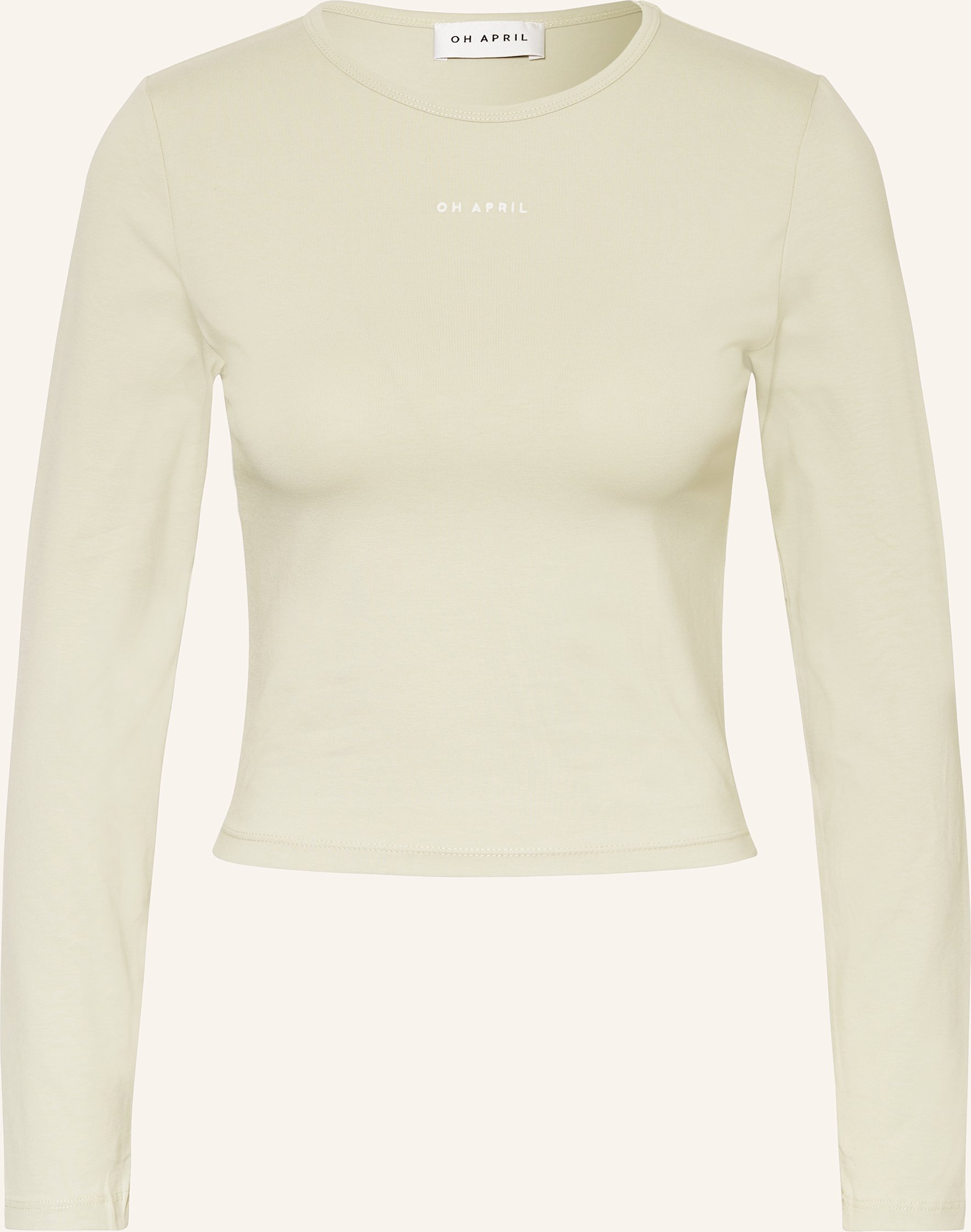 Oh April Cropped-Longsleeve Ica gruen