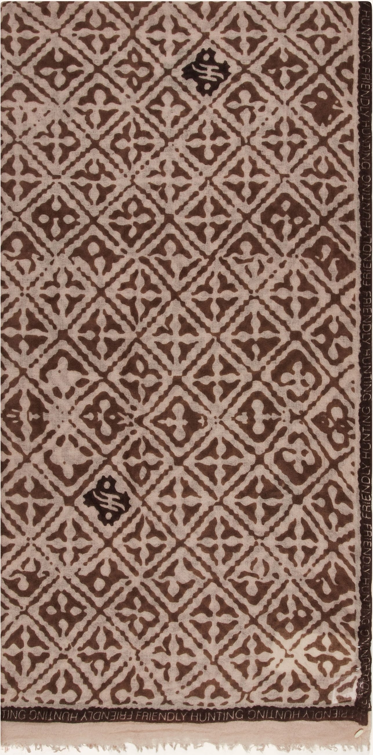 Friendly Hunting Cashmere-Schal Eyes Of Marakech braun