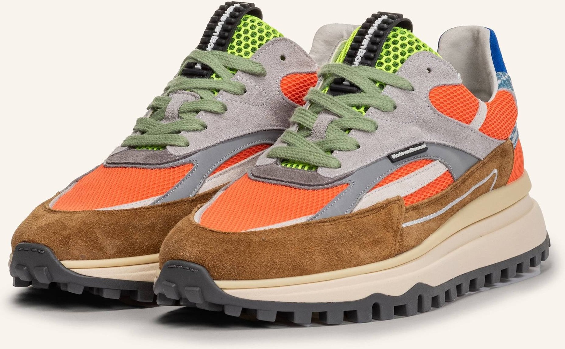 Floris Van Bommel Sneaker De Gripper 02 orange