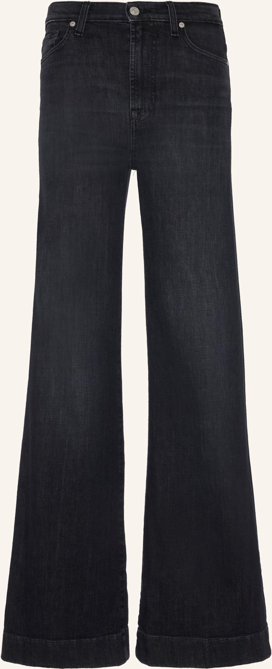 Thumbnail - 7 For All Mankind Jeans Modern Dojo Flare Fit schwarz