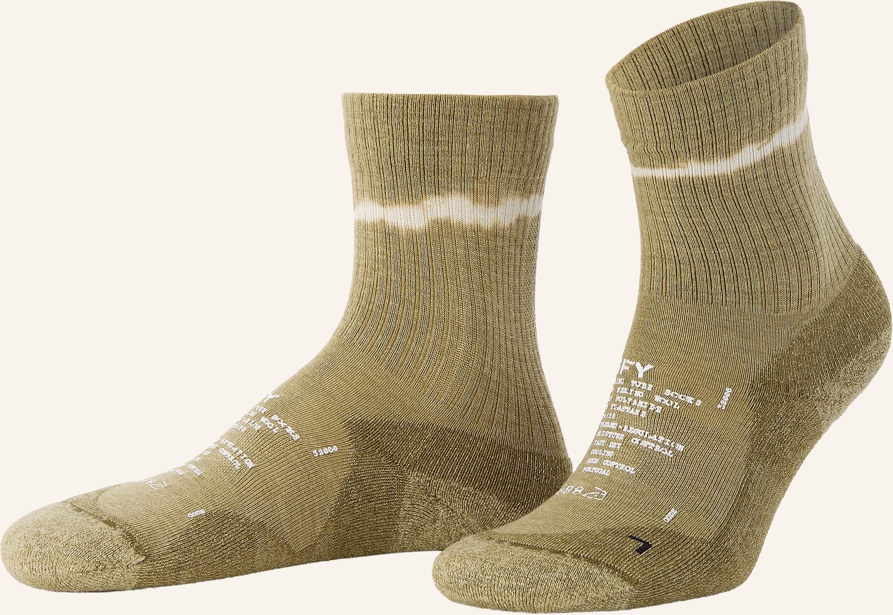 Satisfy Laufsocken Merino Nylon Tube Mit Merinowolle gruen