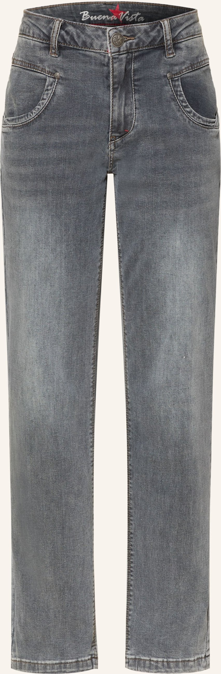 Buena Vista Straight Jeans Anna grau