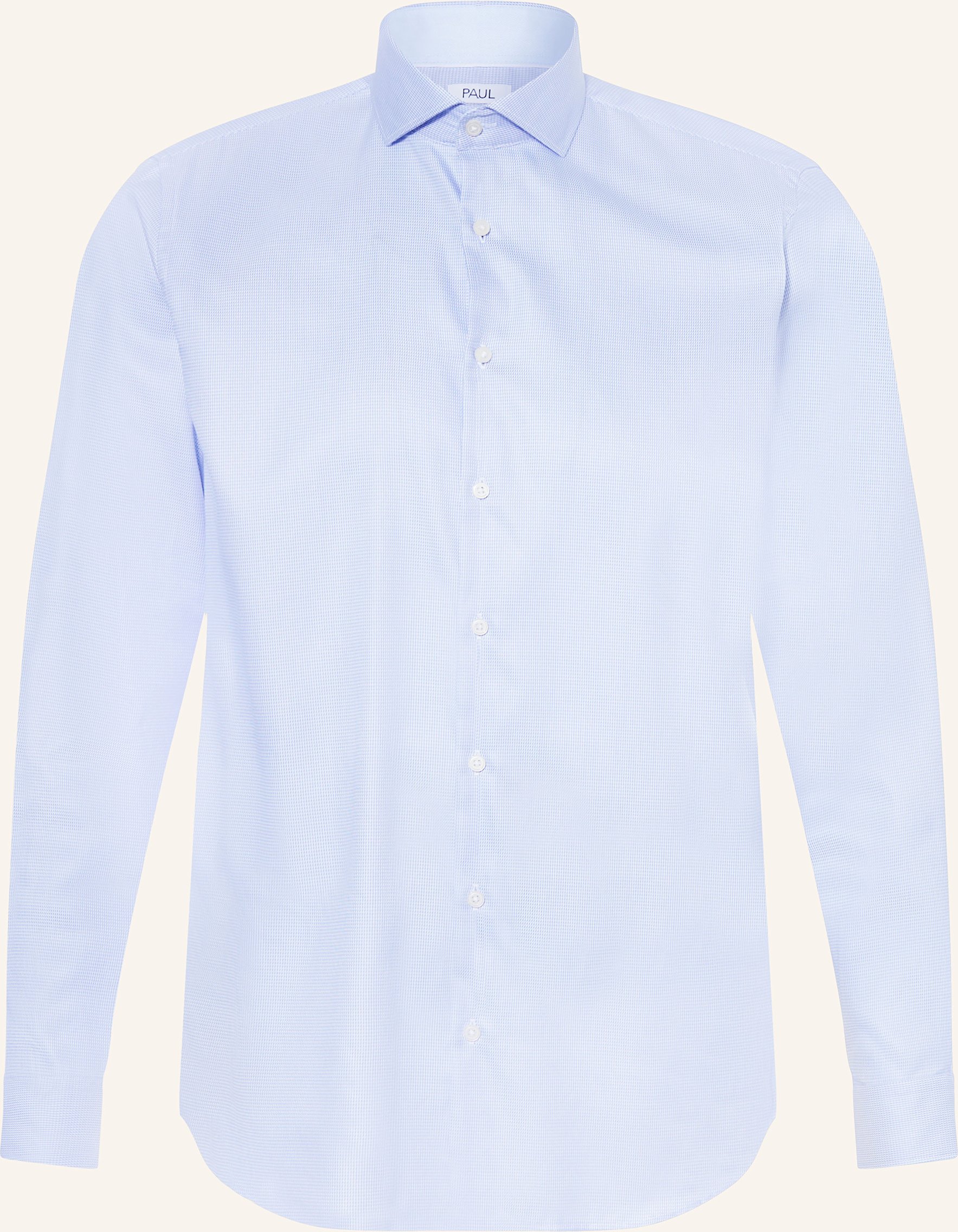 Paul Hemd Shaped Fit blau