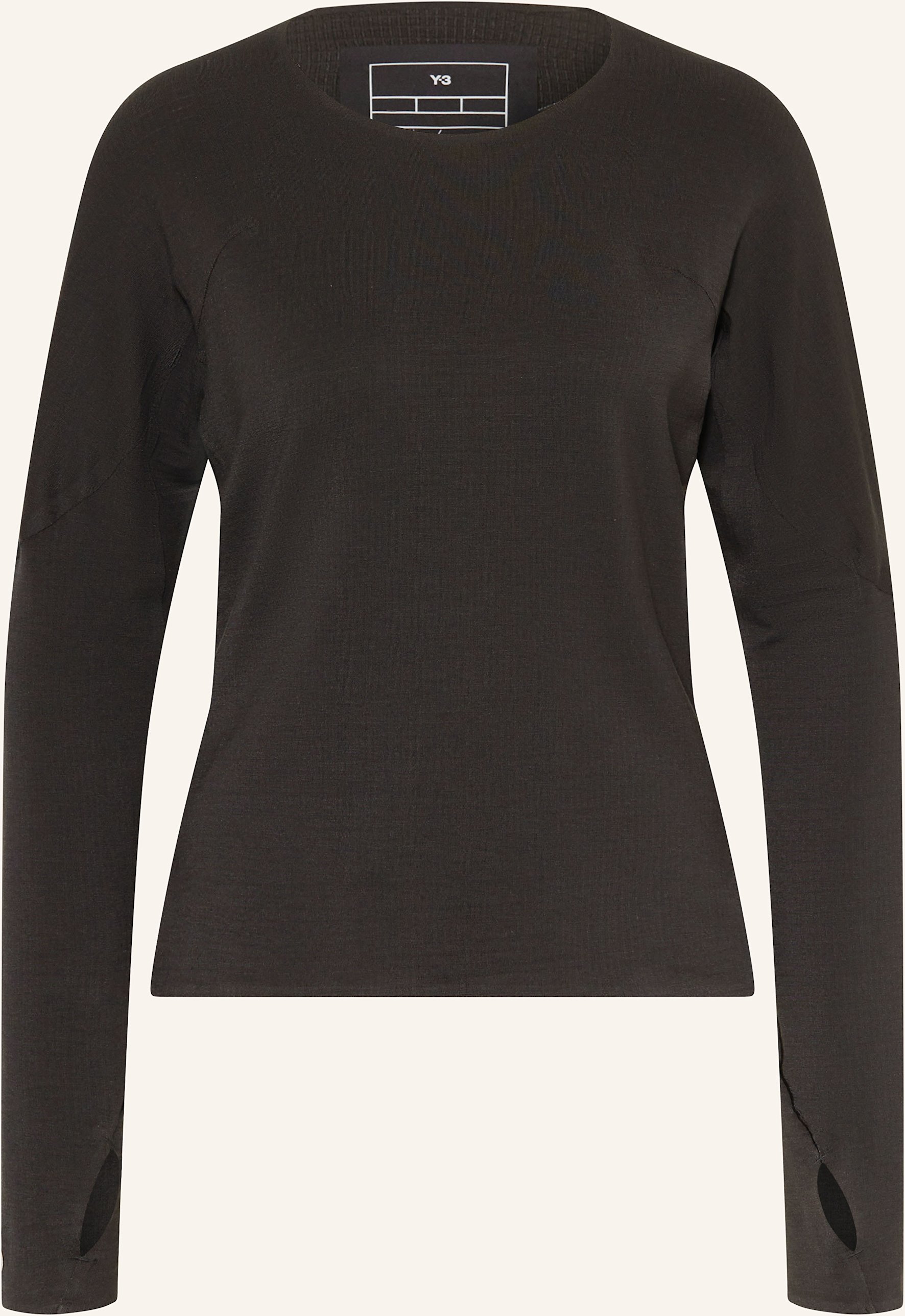 Y-3 Laufshirt schwarz