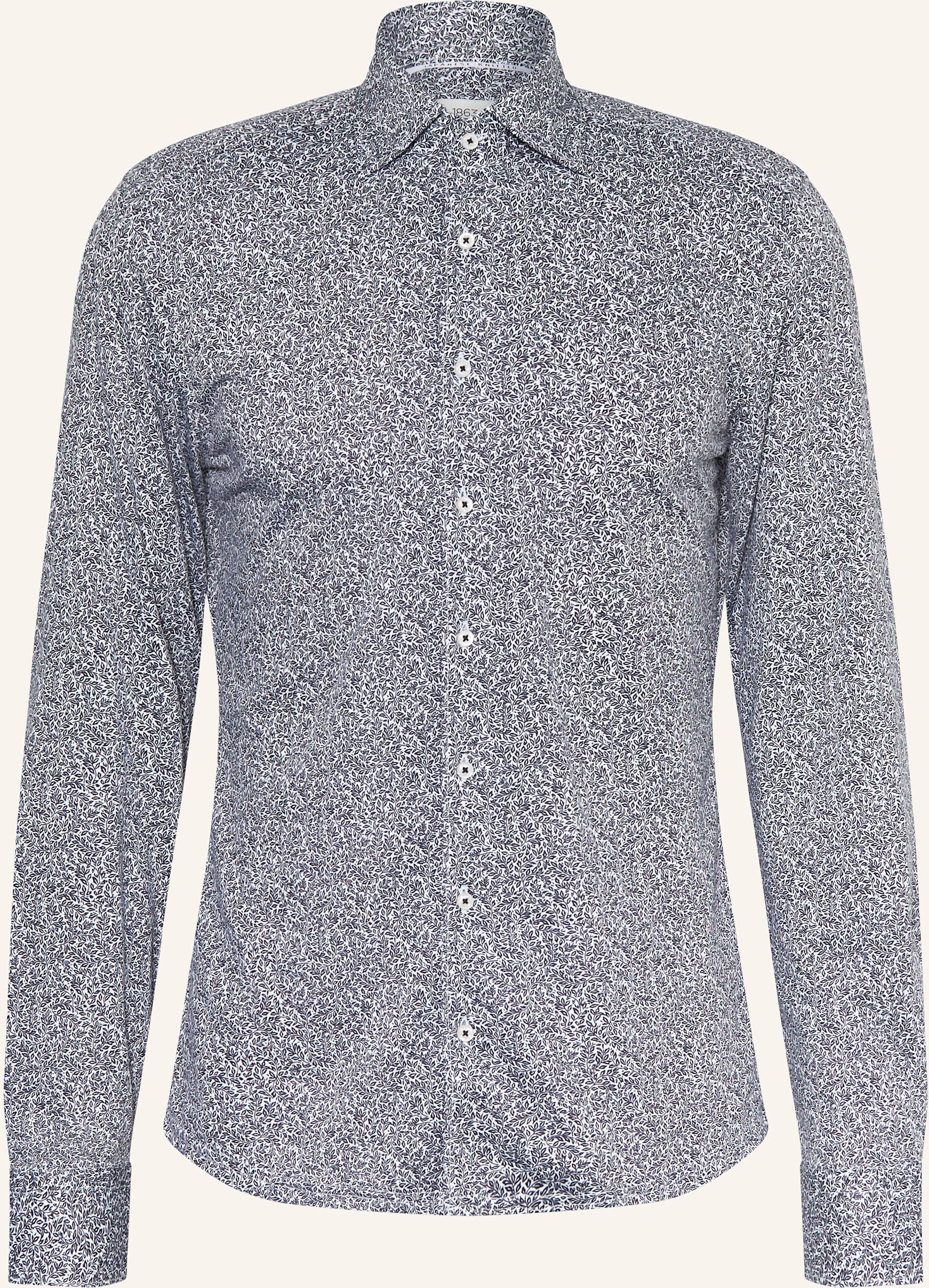 1863 By Eterna Hemd Slim Fit blau