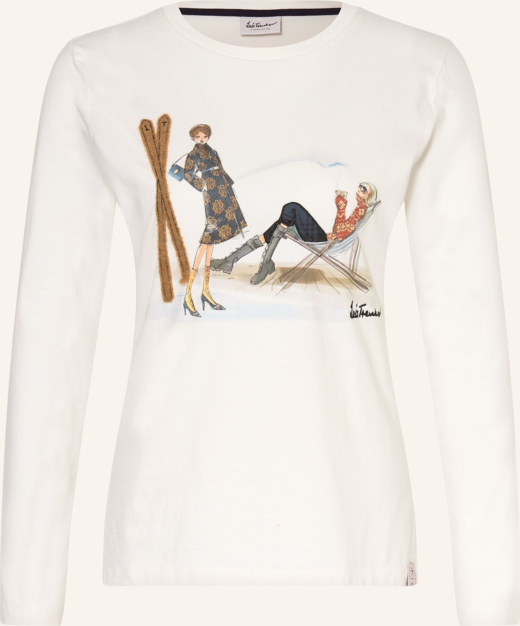 Luis Trenker Longsleeve Ludina weiss