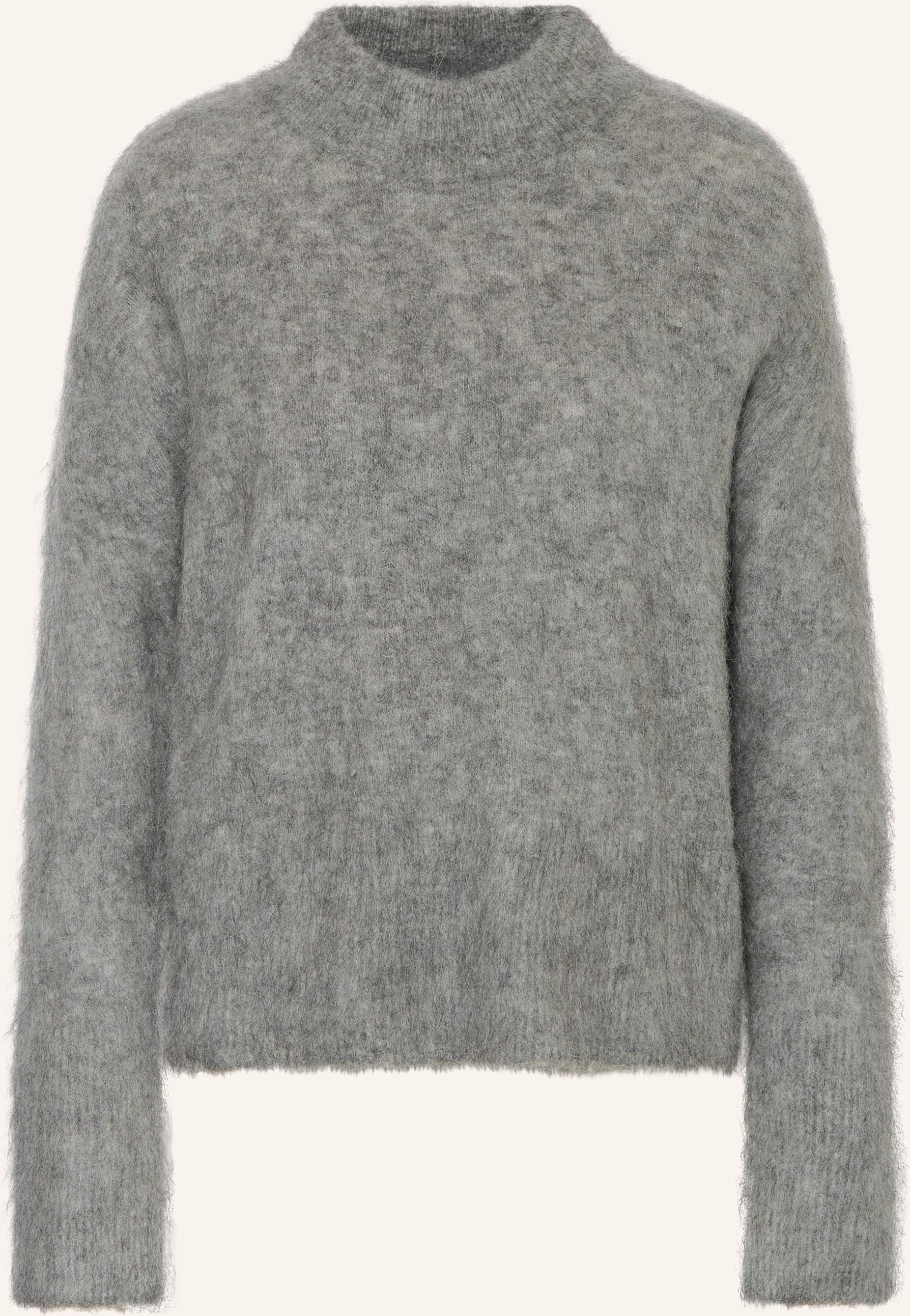 Mrs & Hugs Pullover Mit Mohair grau