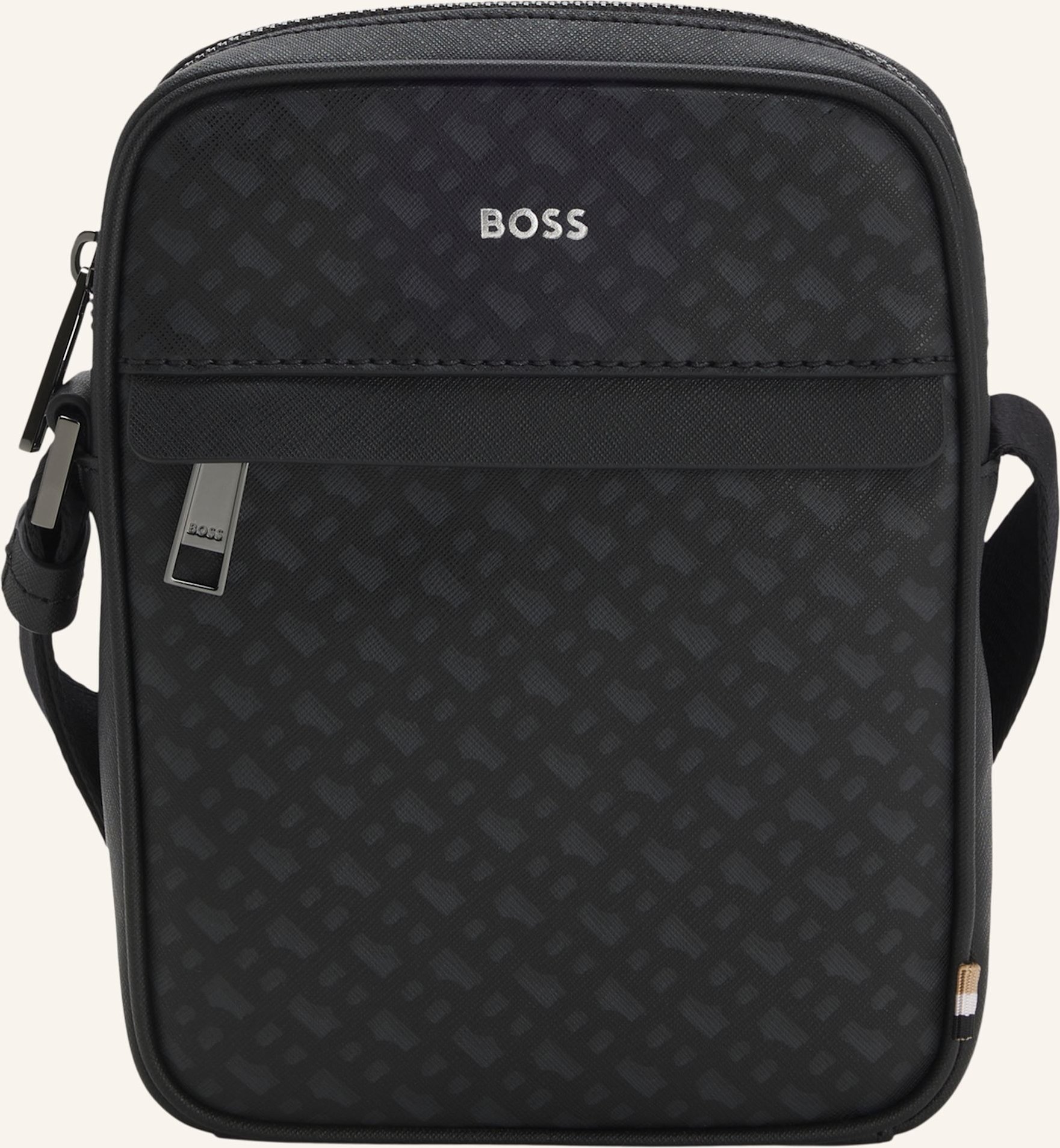 Boss Reporter Zair_Mn_Ns_Zip schwarz