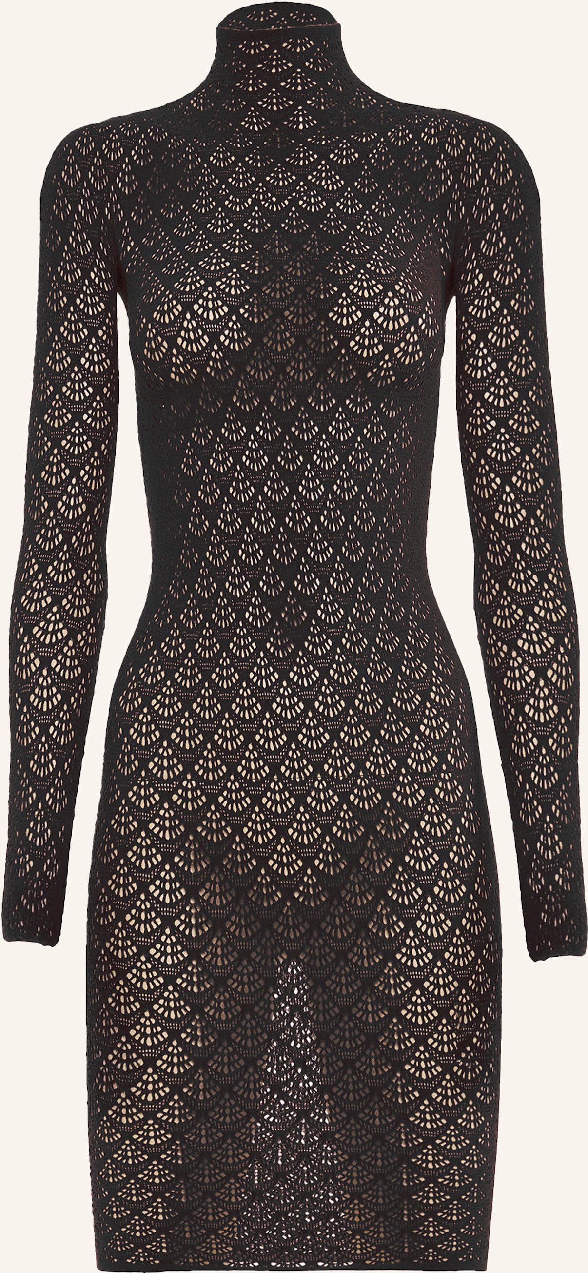 Wolford Kleid Mermaid Net Dress schwarz