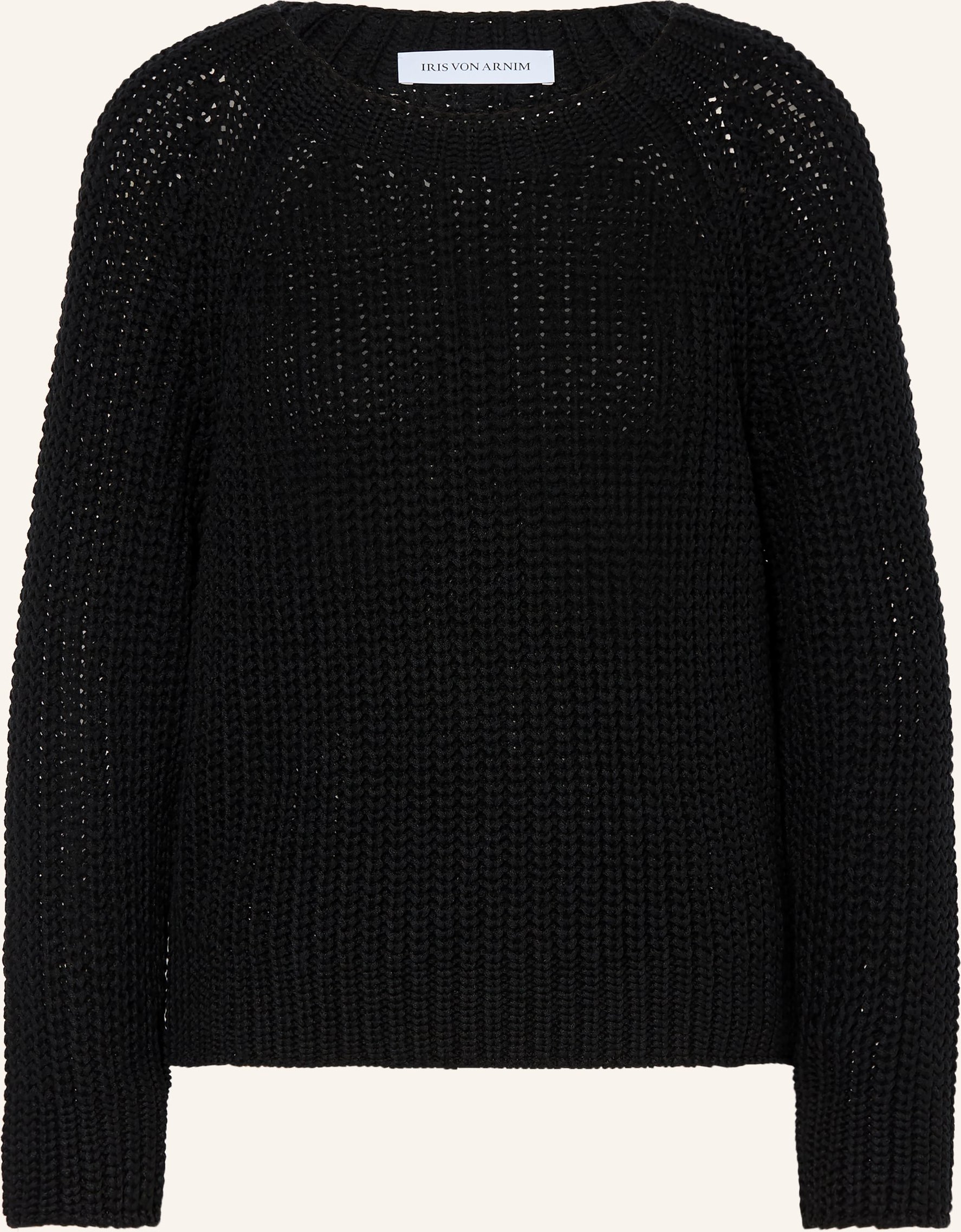 Iris Von Arnim Pullover Aniva Mit Seide Und Leinen schwarz