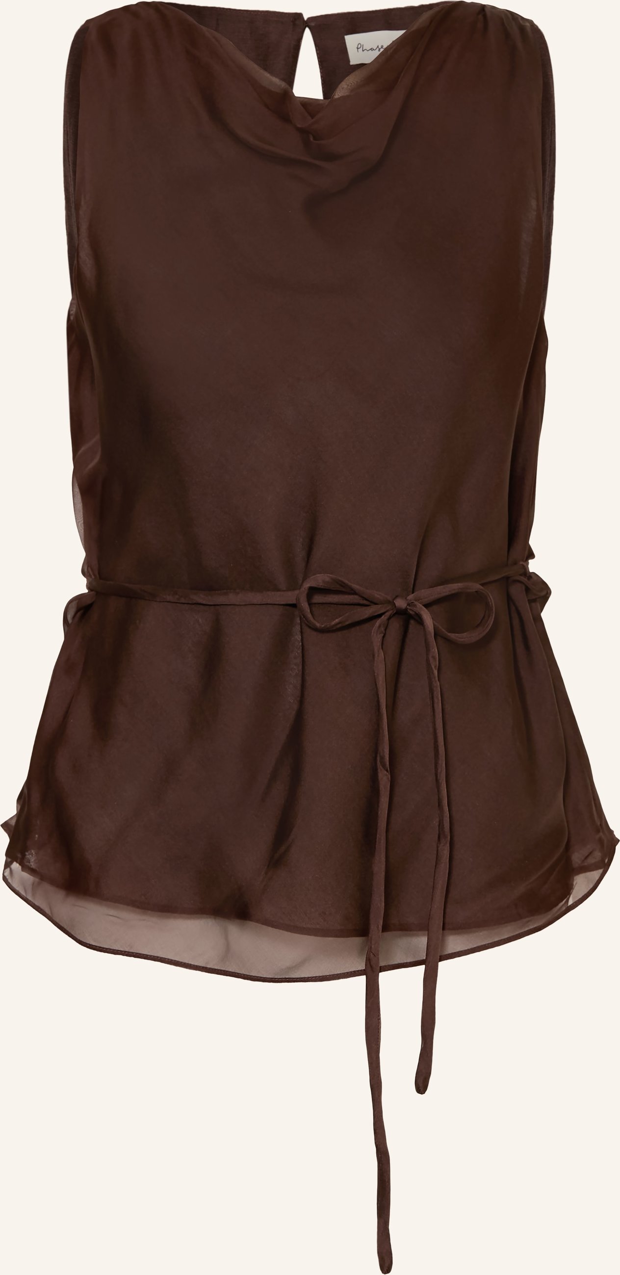 Phase Eight Blusentop Hazel Aus Seide braun