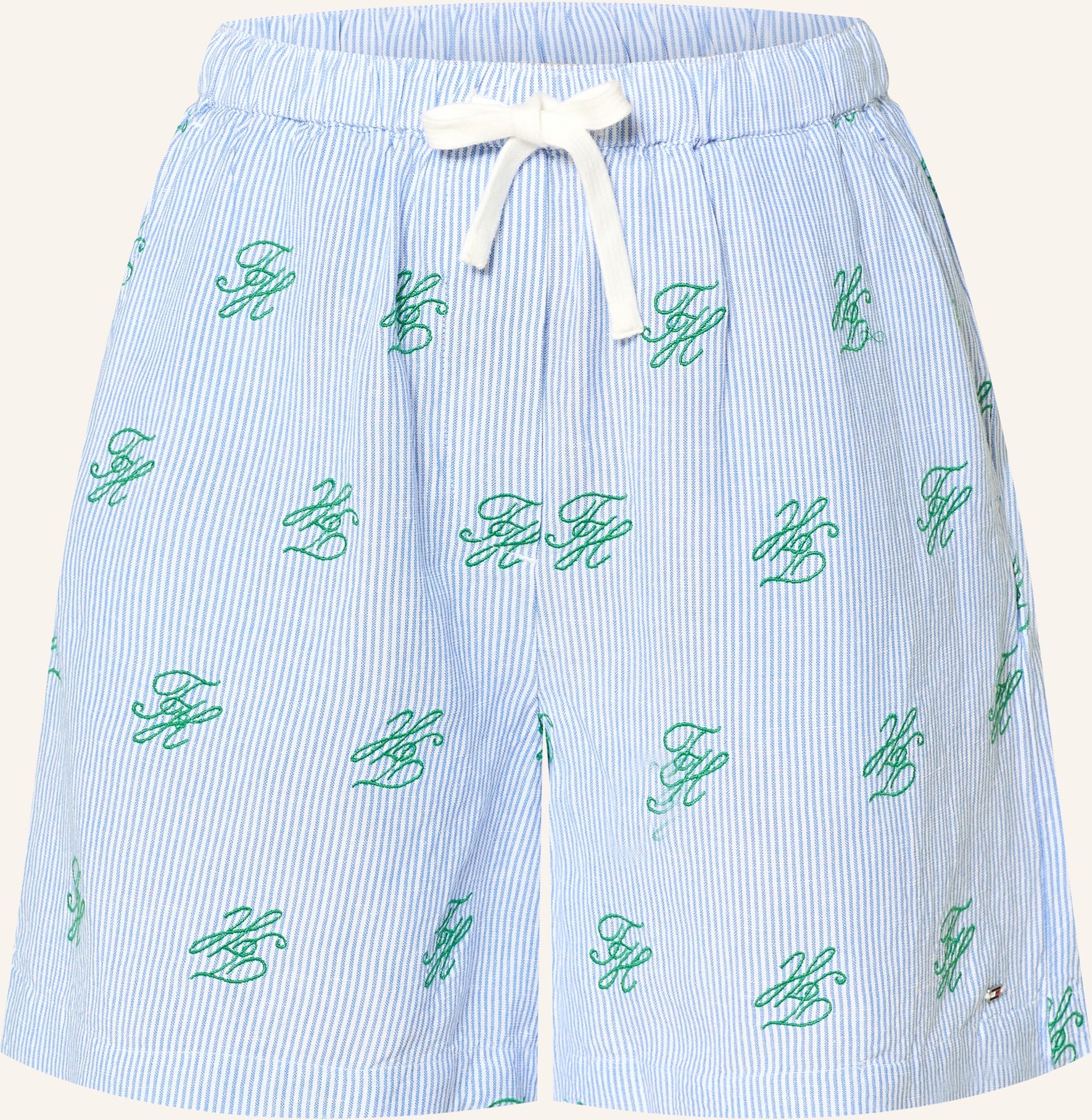 Tommy Hilfiger Shorts Mit Leinen blau