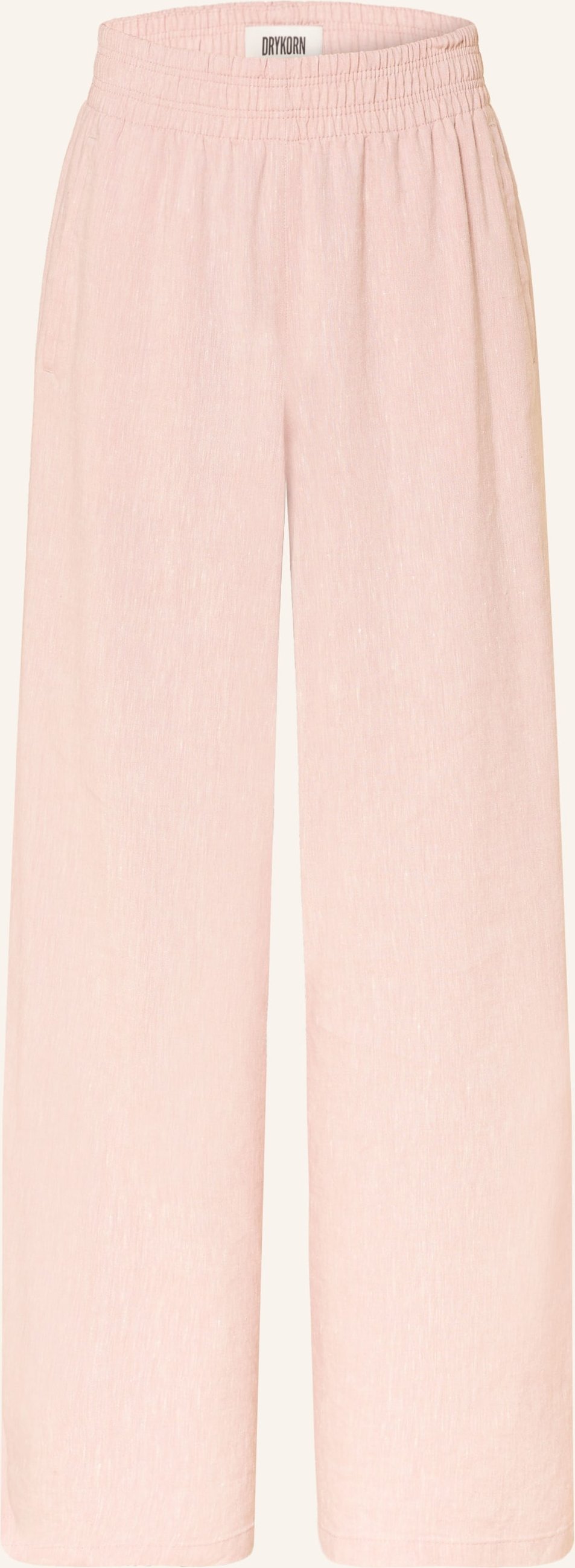 Drykorn Marlenehose Ceiling Mit Leinen rot