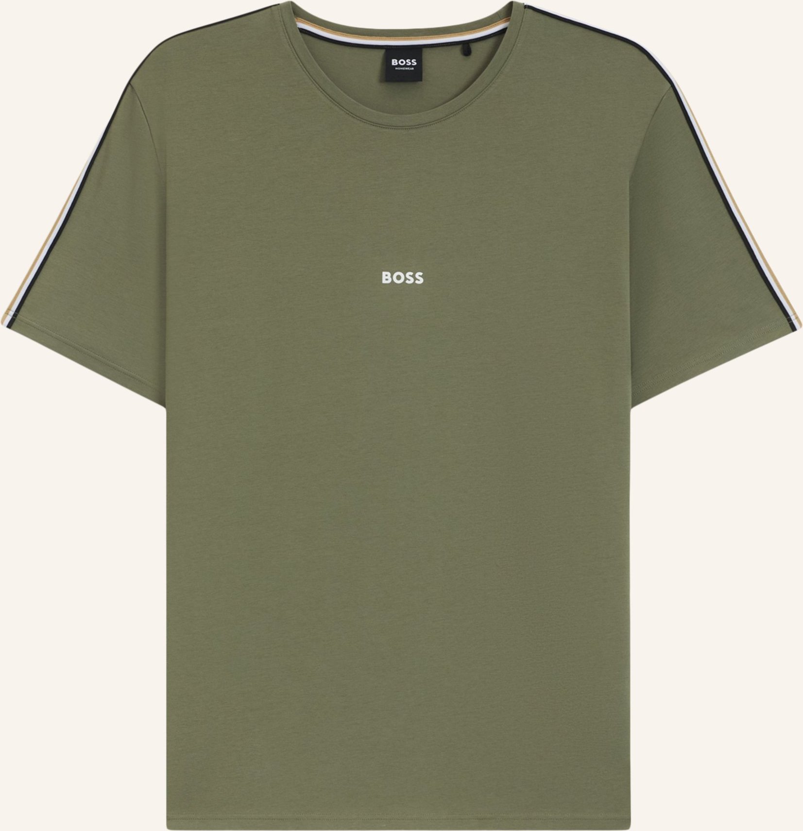 Boss Pyjama-Oberteil Unique T-Shirt Regular Fit gruen