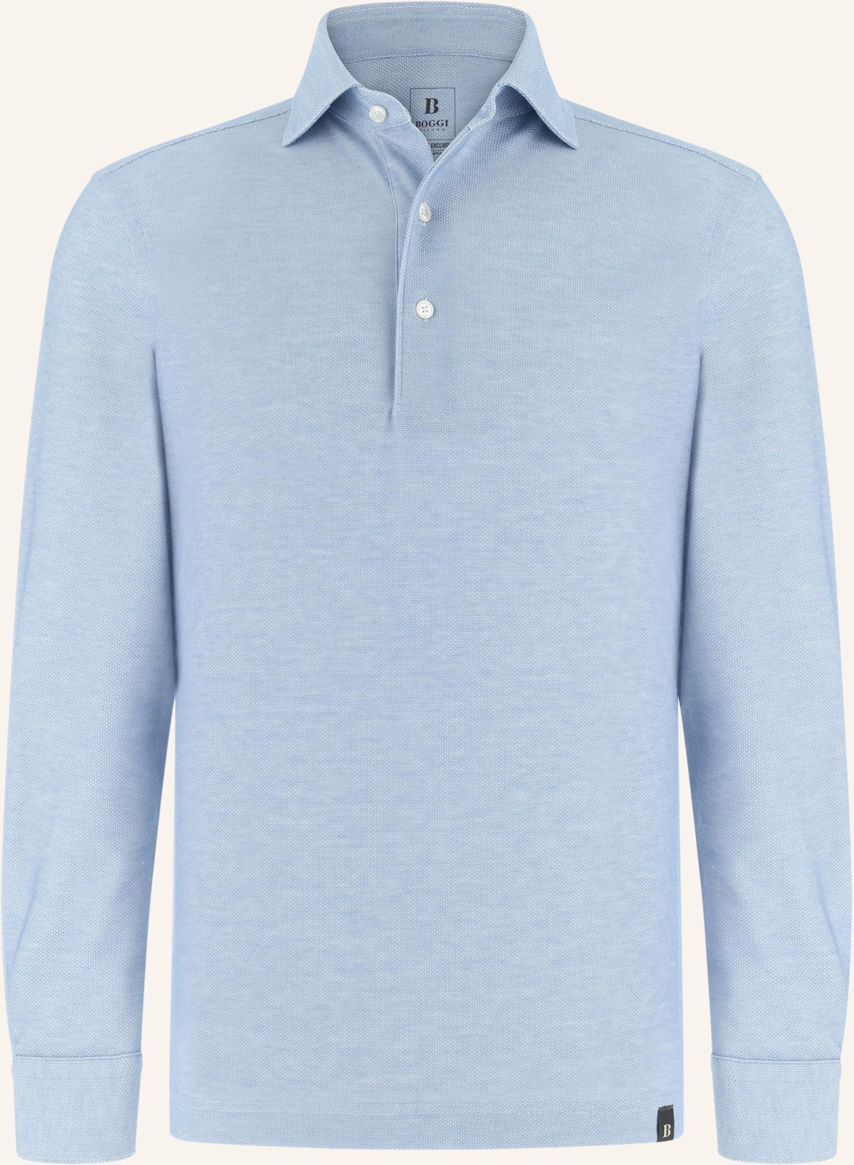 Boggi Milano Jersey-Poloshirt blau