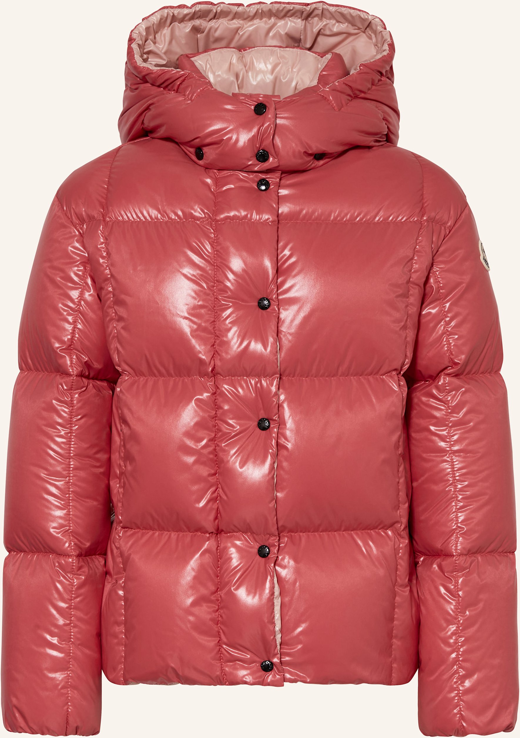 Moncler Enfant Daunenjacke Parana Mit Abnehmbarer Kapuze rot