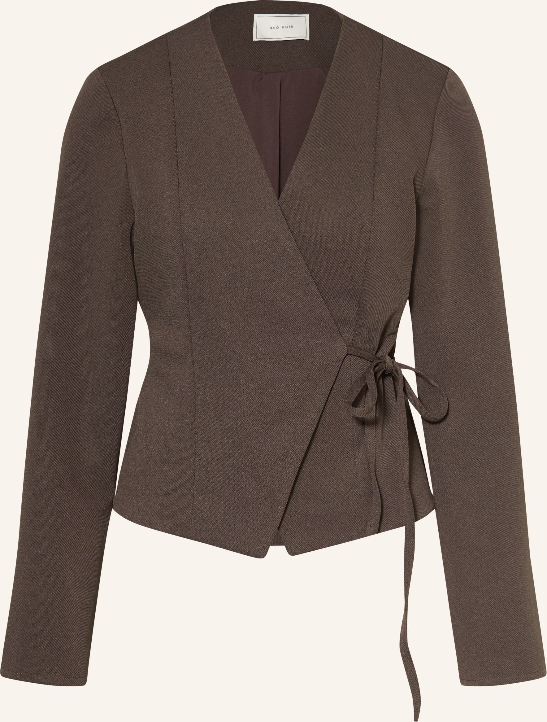 Neo Noir Wickelbluse Simmi braun