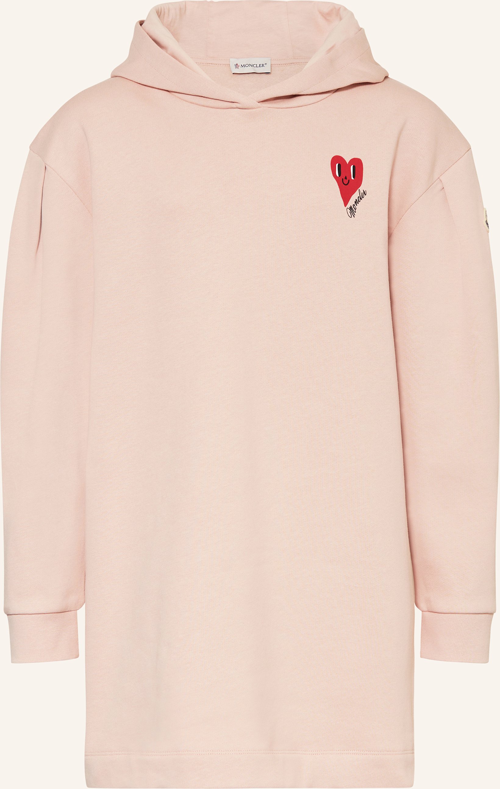 Thumbnail - Moncler Enfant Sweatkleid rot