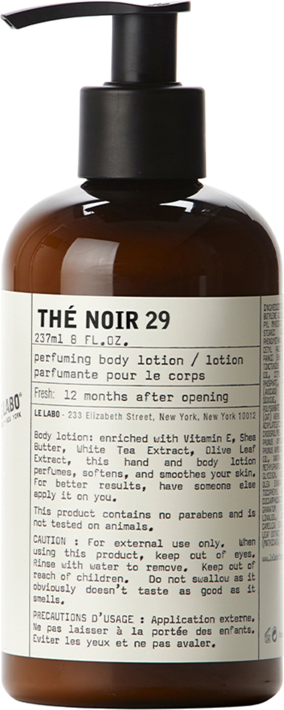 Le Labo Thé Noir 29 Body Lotion 237 ml