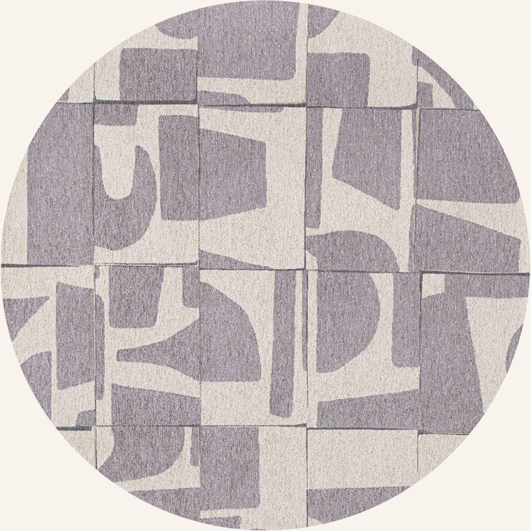 Louis De Poortere Teppich Craft Papercut grau