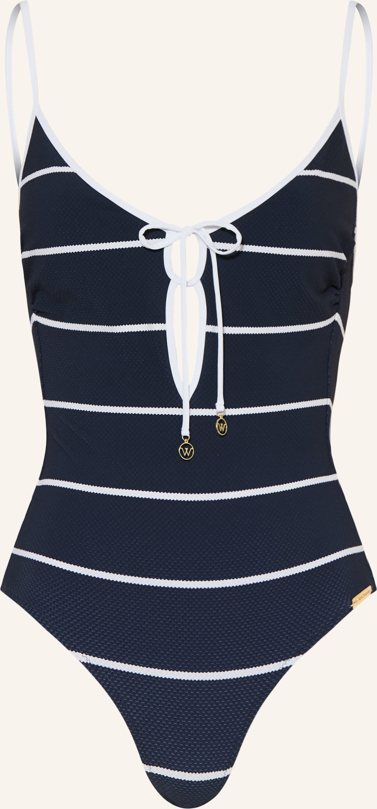 Watercult Badeanzug Coastal Lines blau