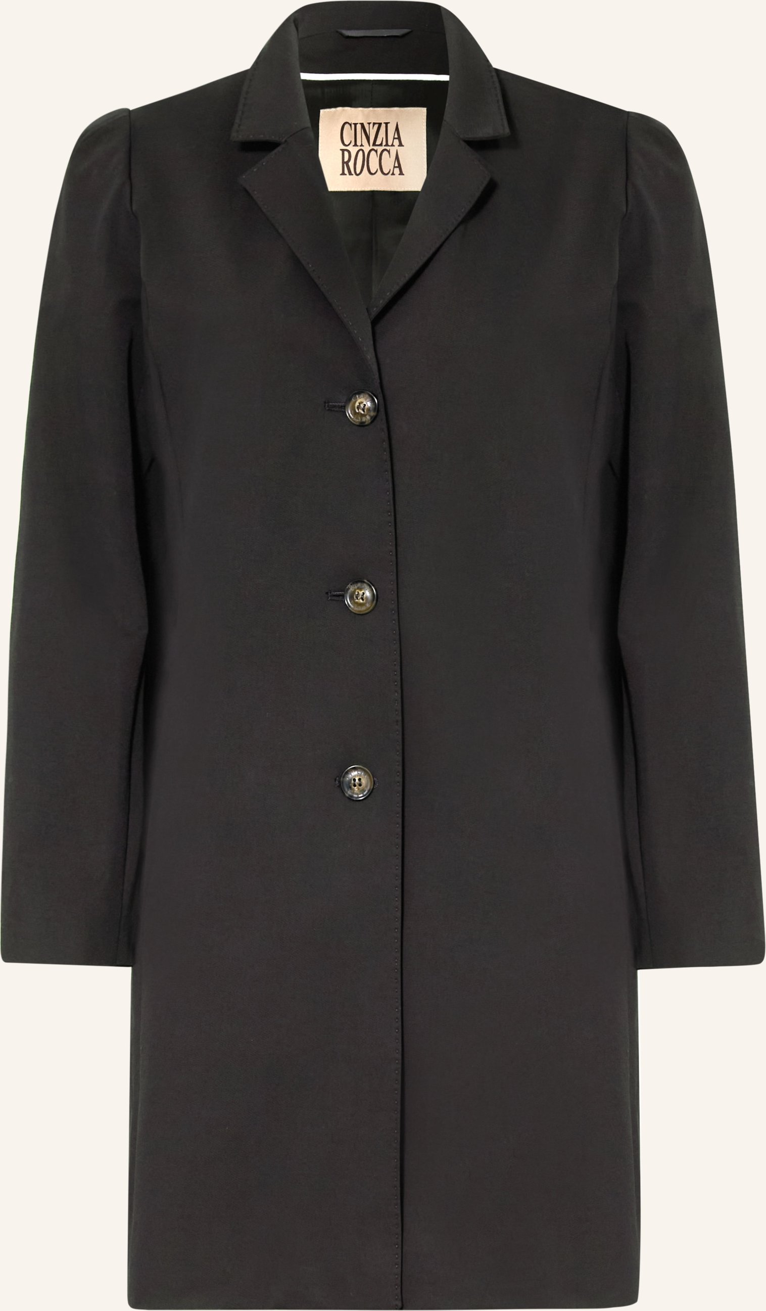 Cinzia Rocca Mantel schwarz