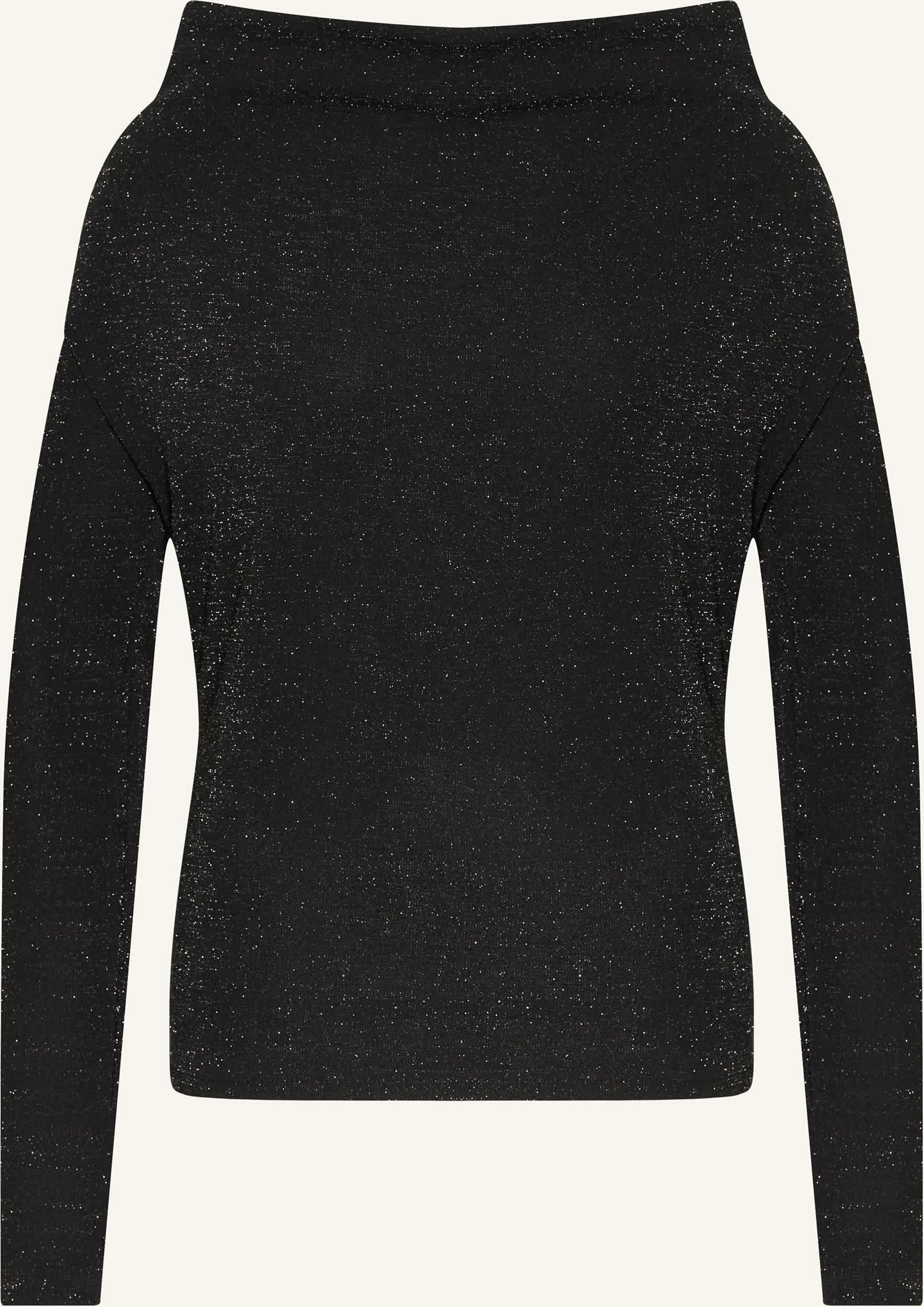 Selected Femme Longsleeve Mit Glitzergarn schwarz