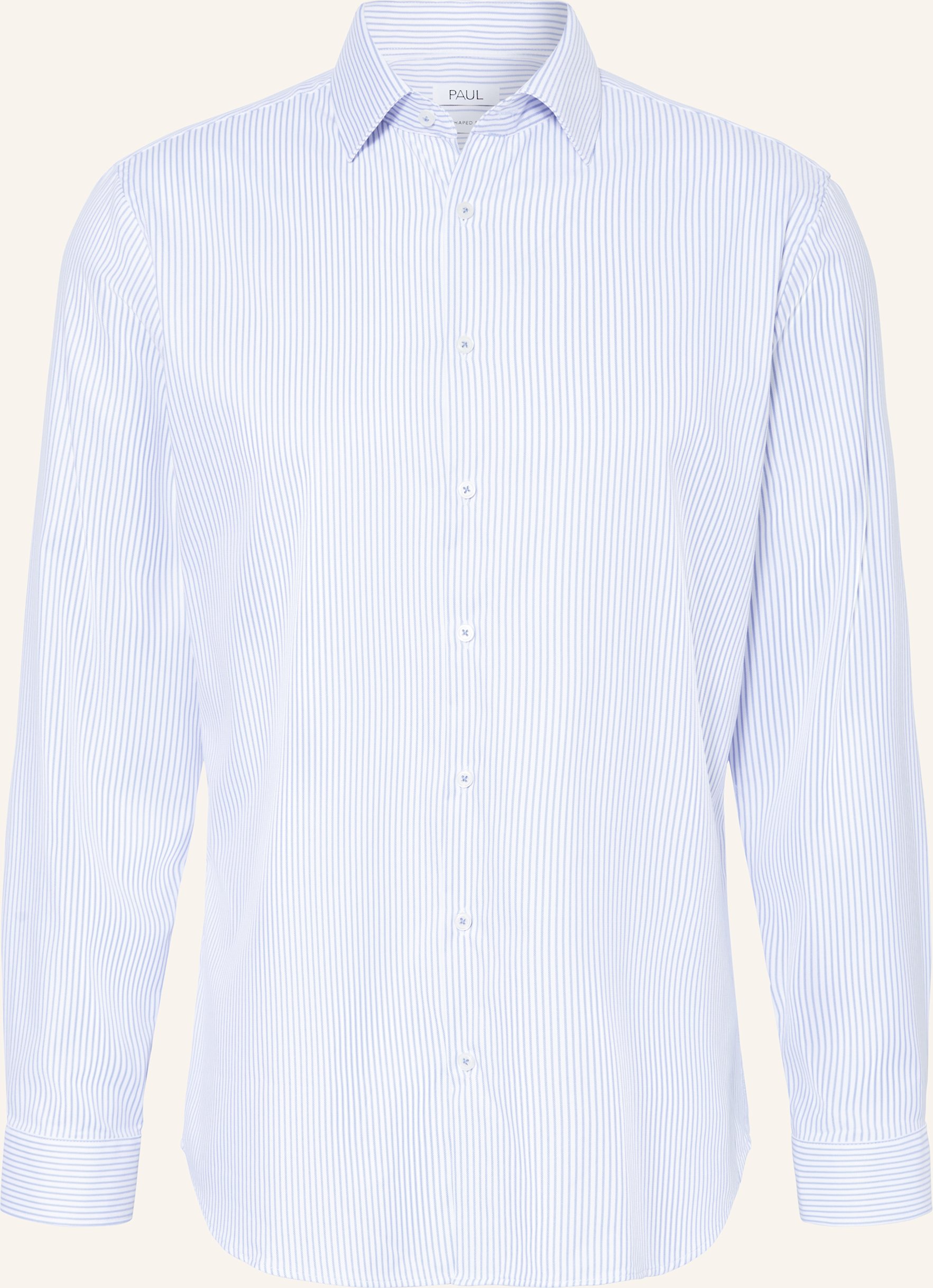 Paul Hemd Shaped Fit blau