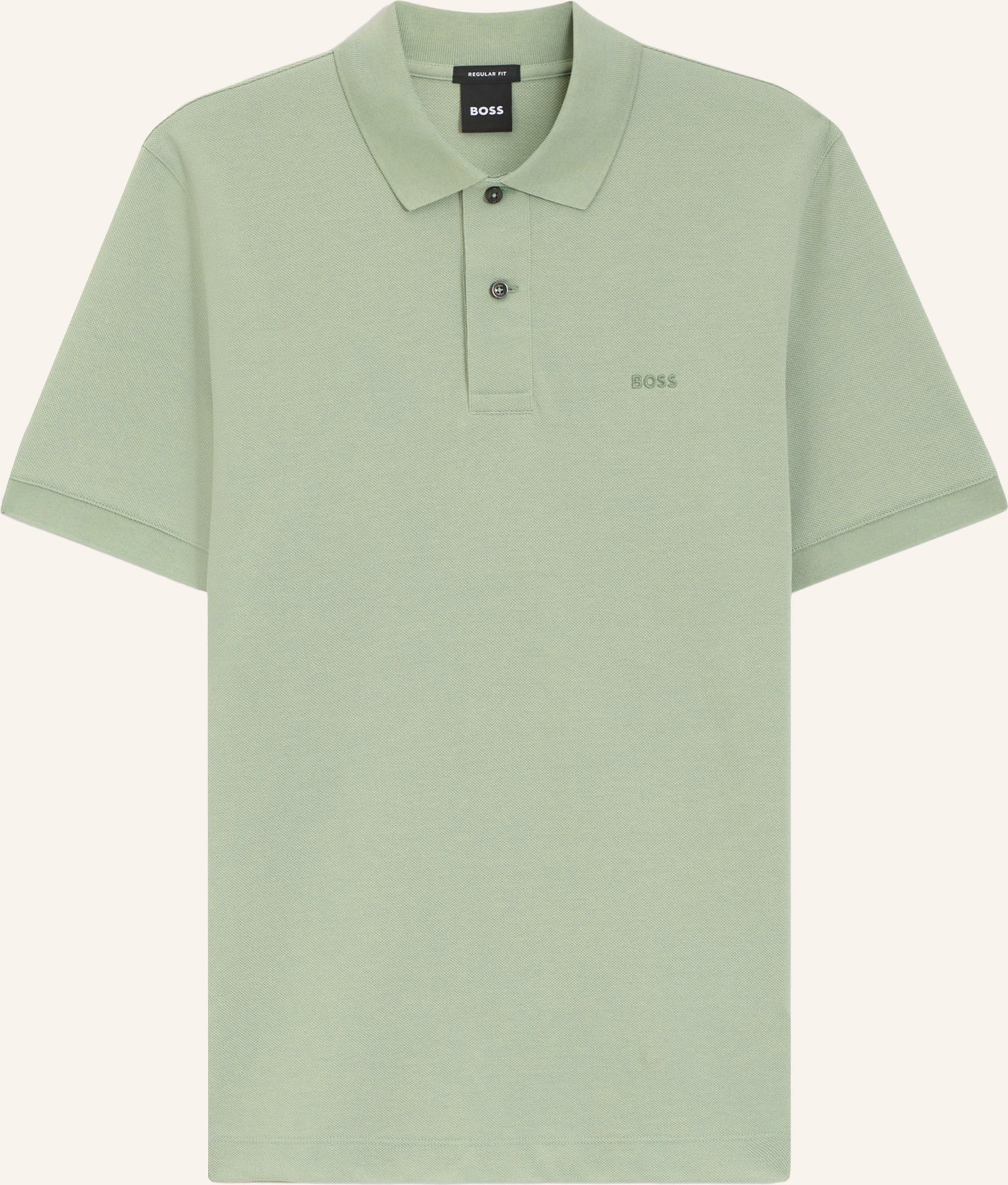 Boss Piqué-Poloshirt Pallas Regular Fit gruen
