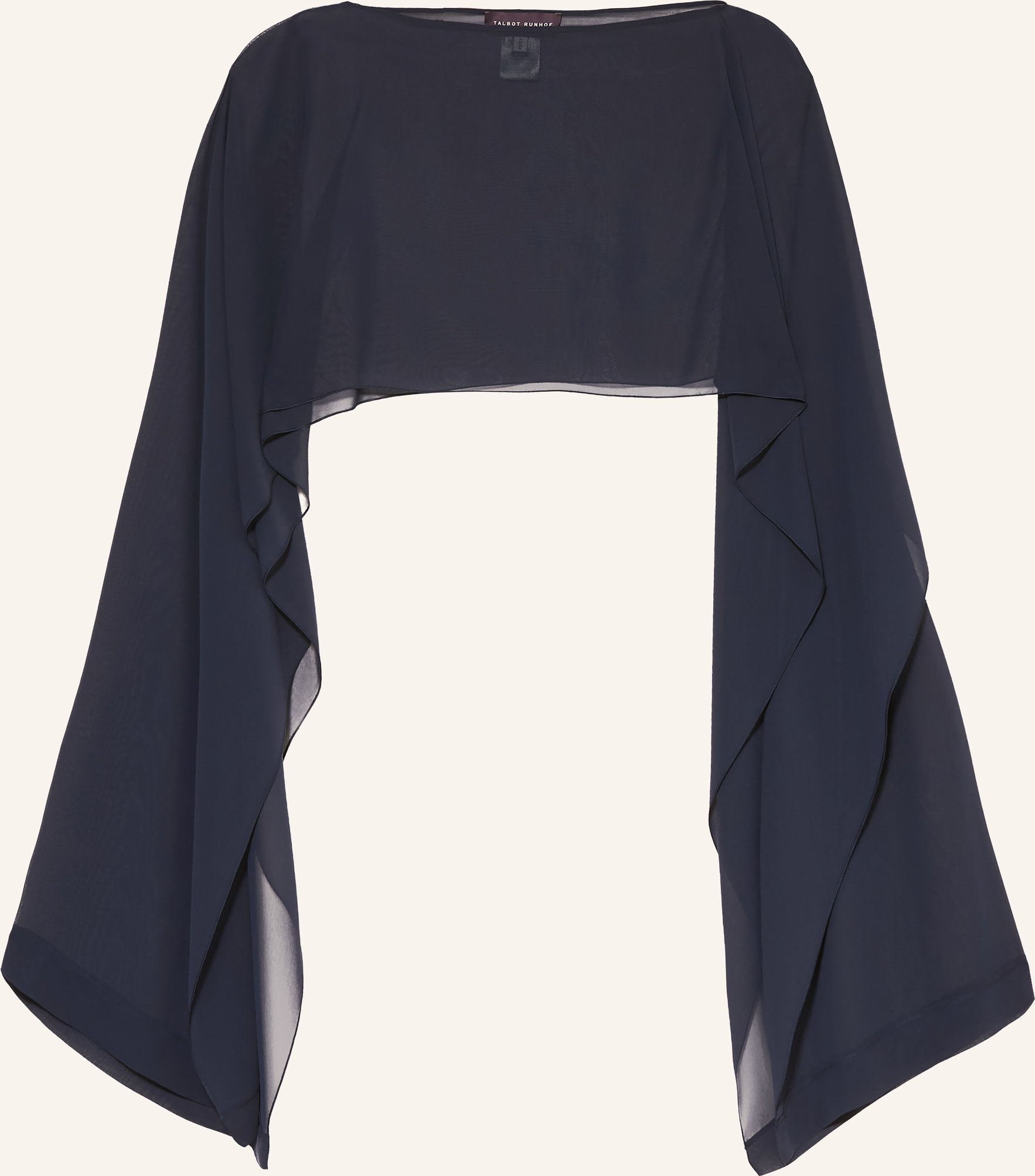 Talbot Runhof Poncho blau
