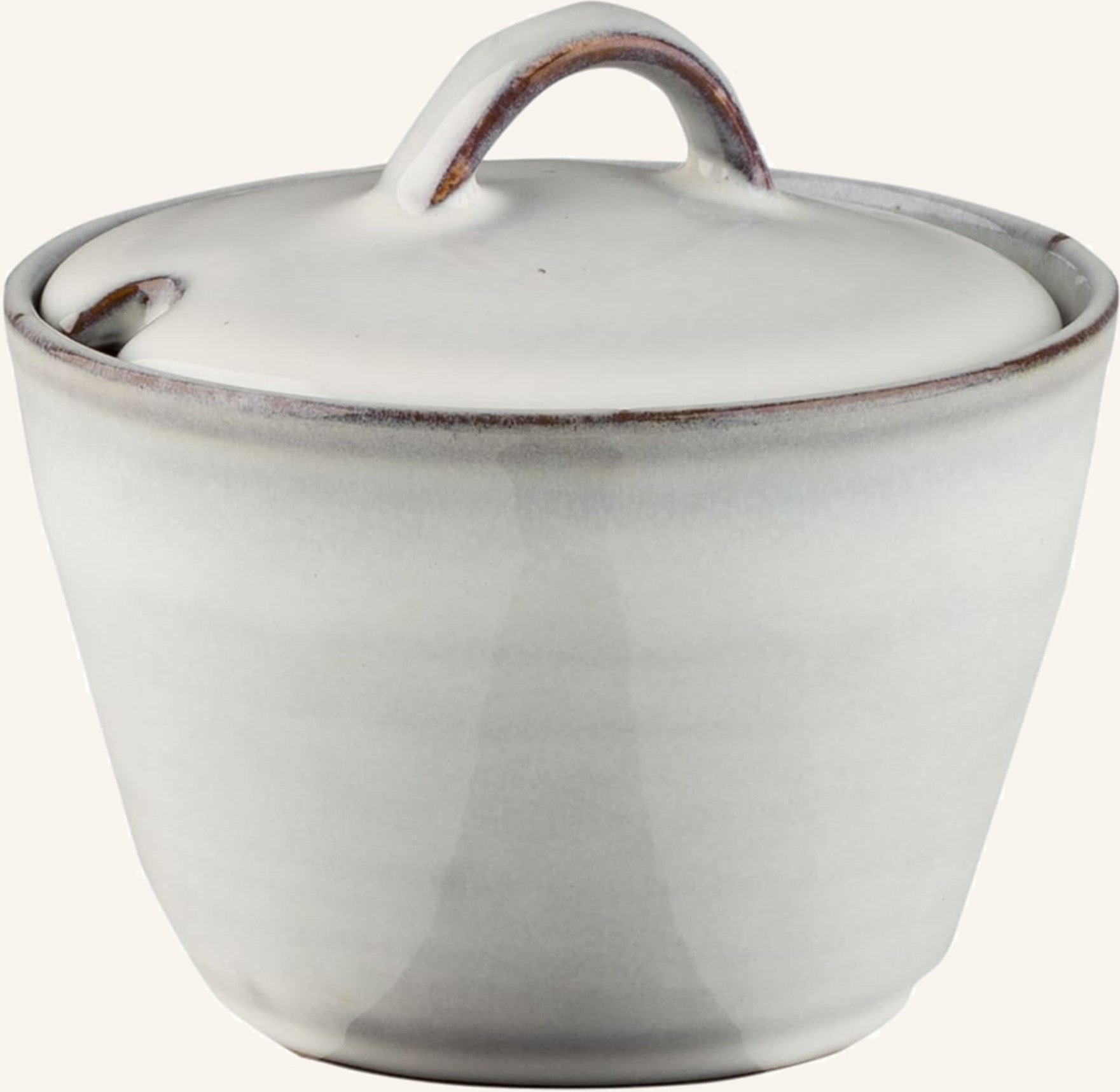 Broste Copenhagen Zuckerdose Nordic Sand beige