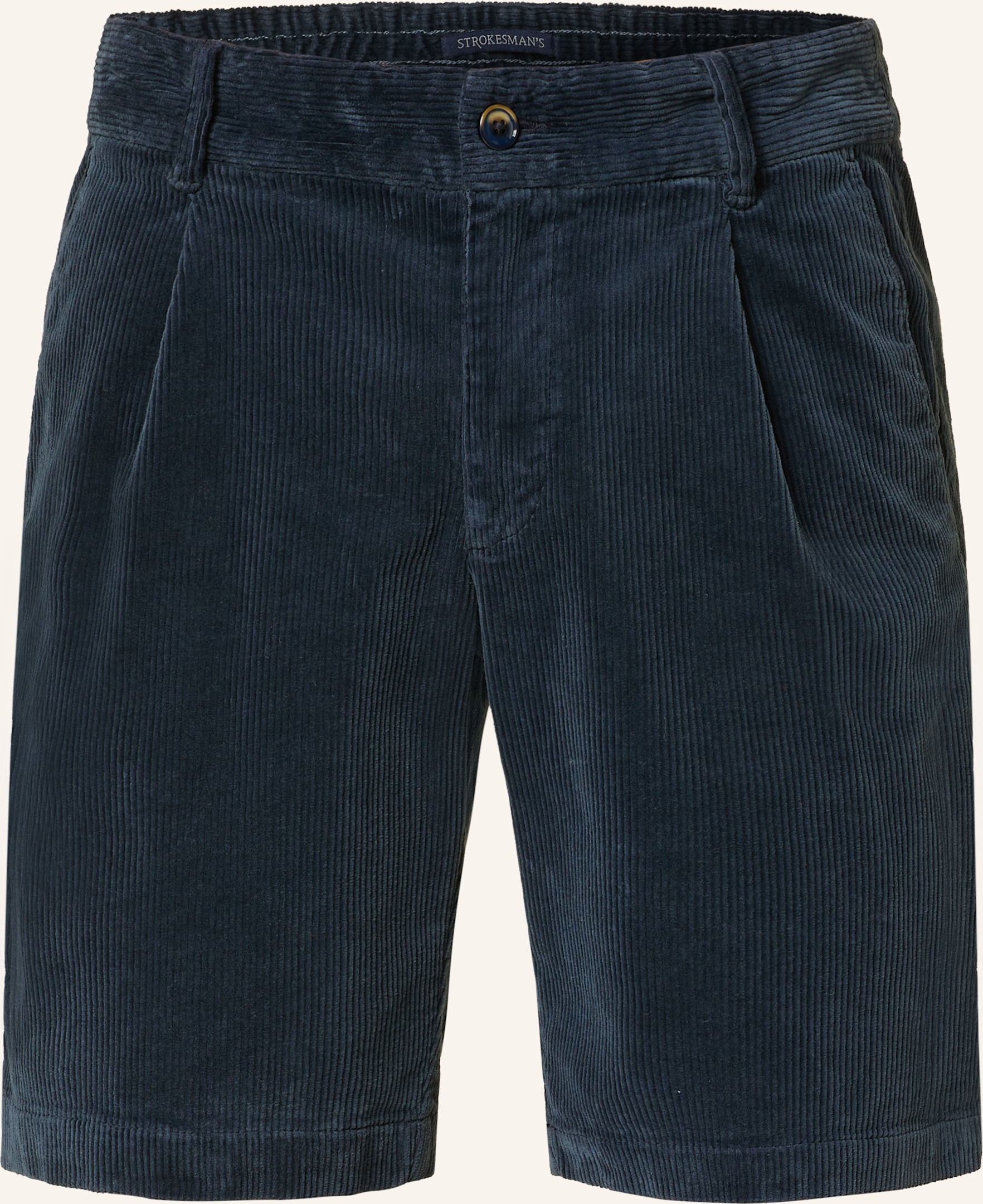 Strokesman's Cordshorts Slim Fit blau