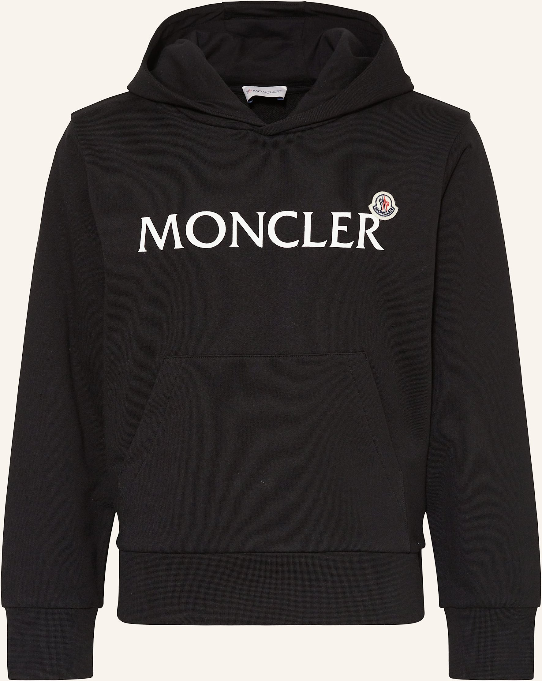 Moncler Enfant Hoodie schwarz