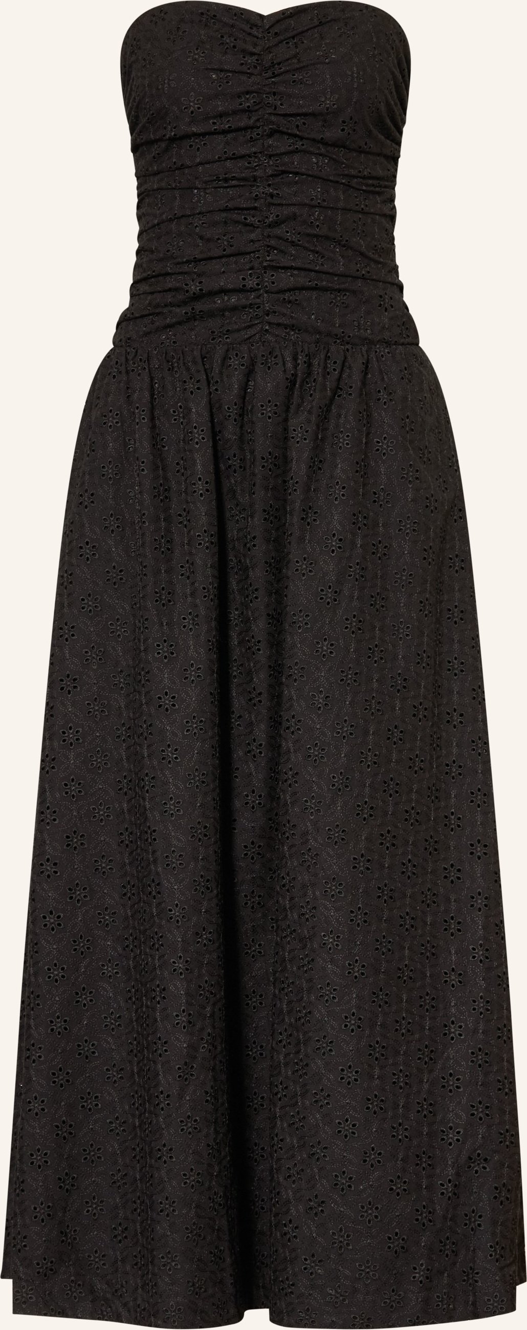 Faithfull The Brand Kleid Lia Aus Lochspitze schwarz