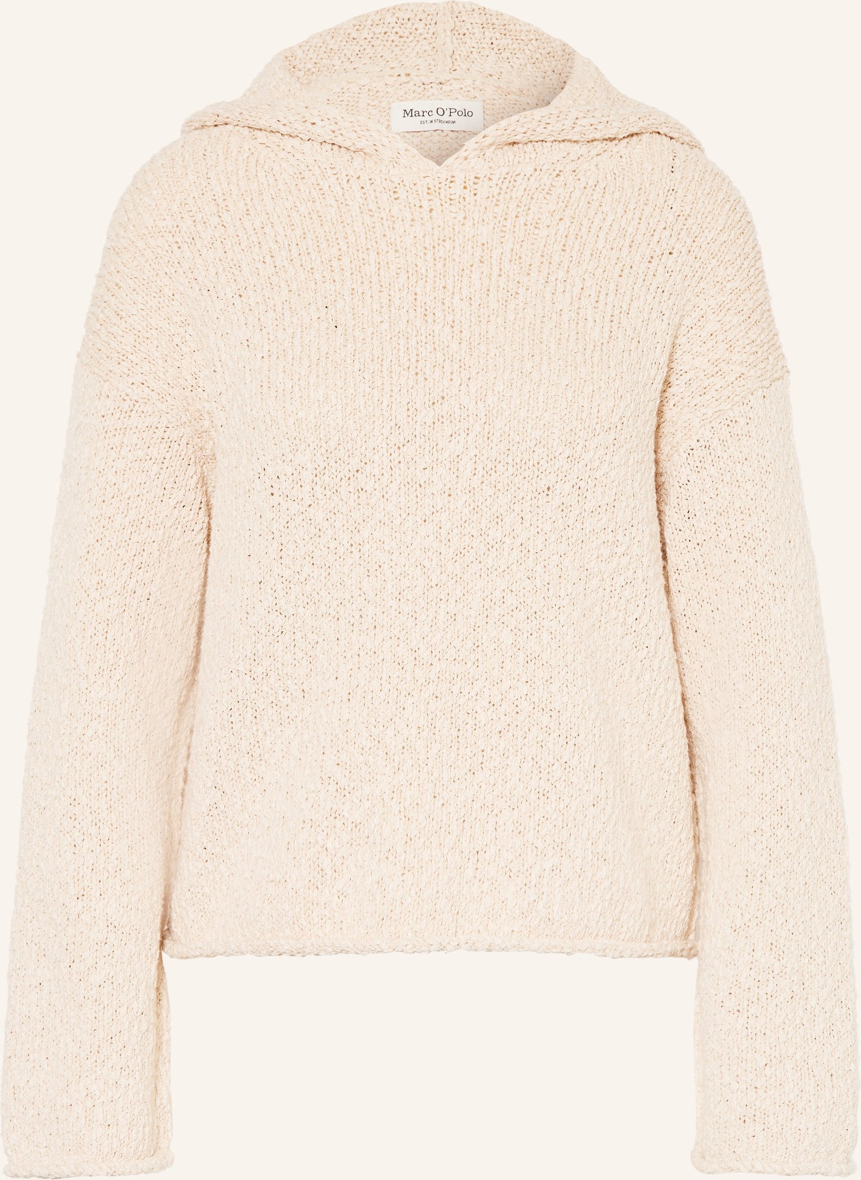 Marc O'polo Strick-Hoodie beige