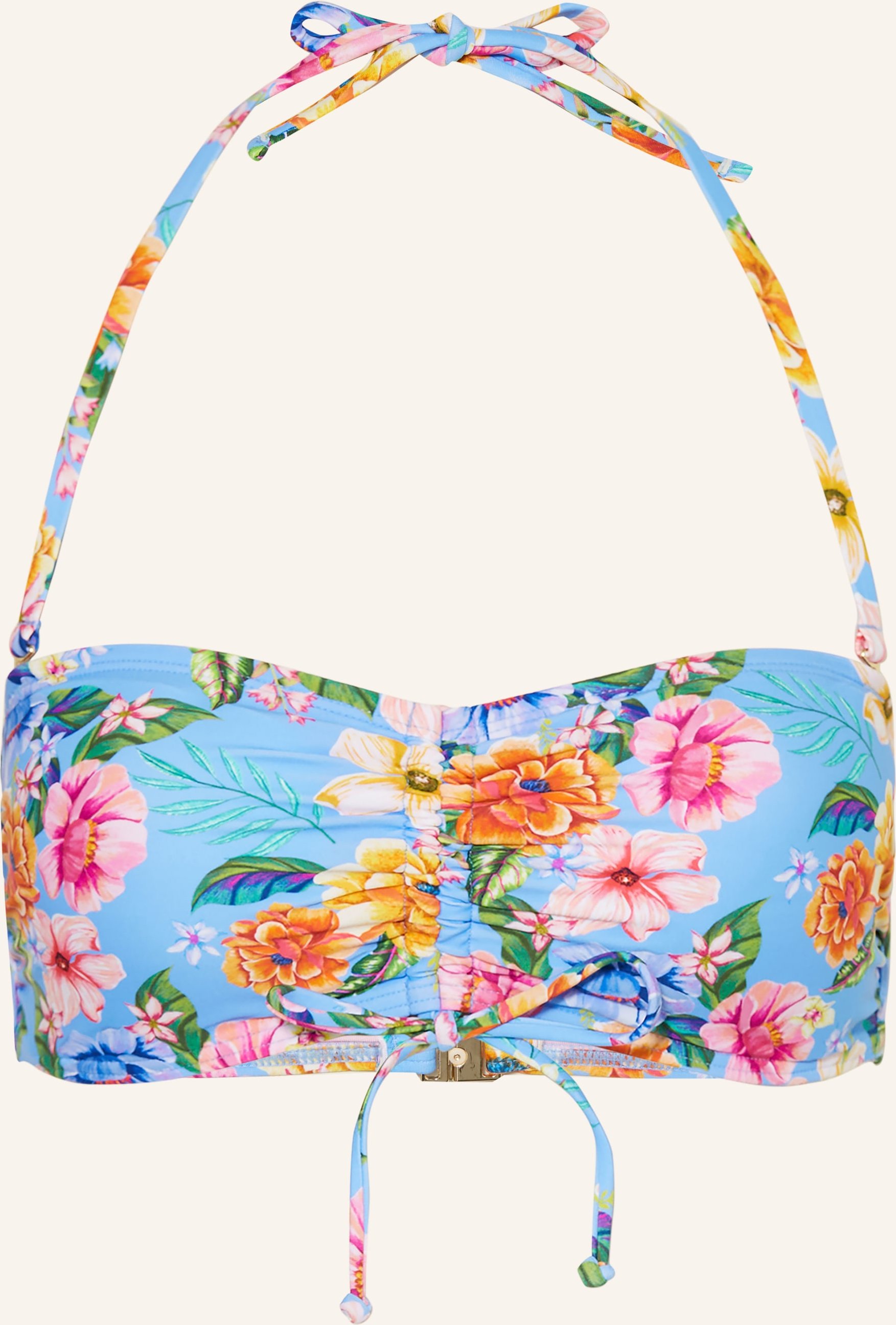 Darling Harbour Bandeau-Bikini-Top blau