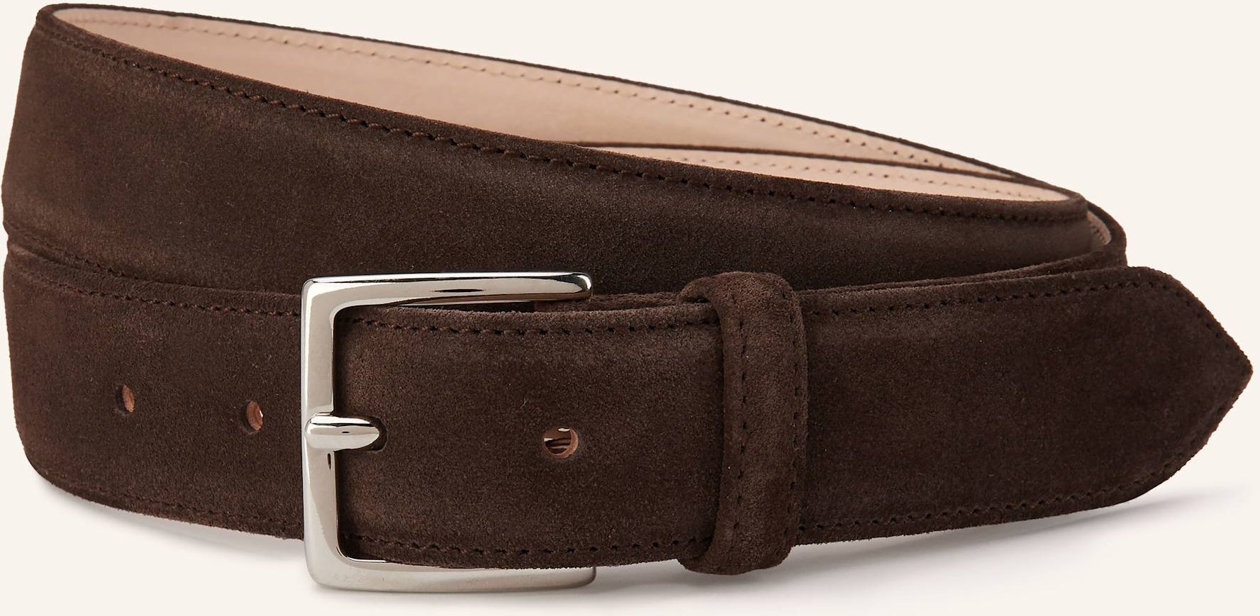 Kreis Ledergürtel braun