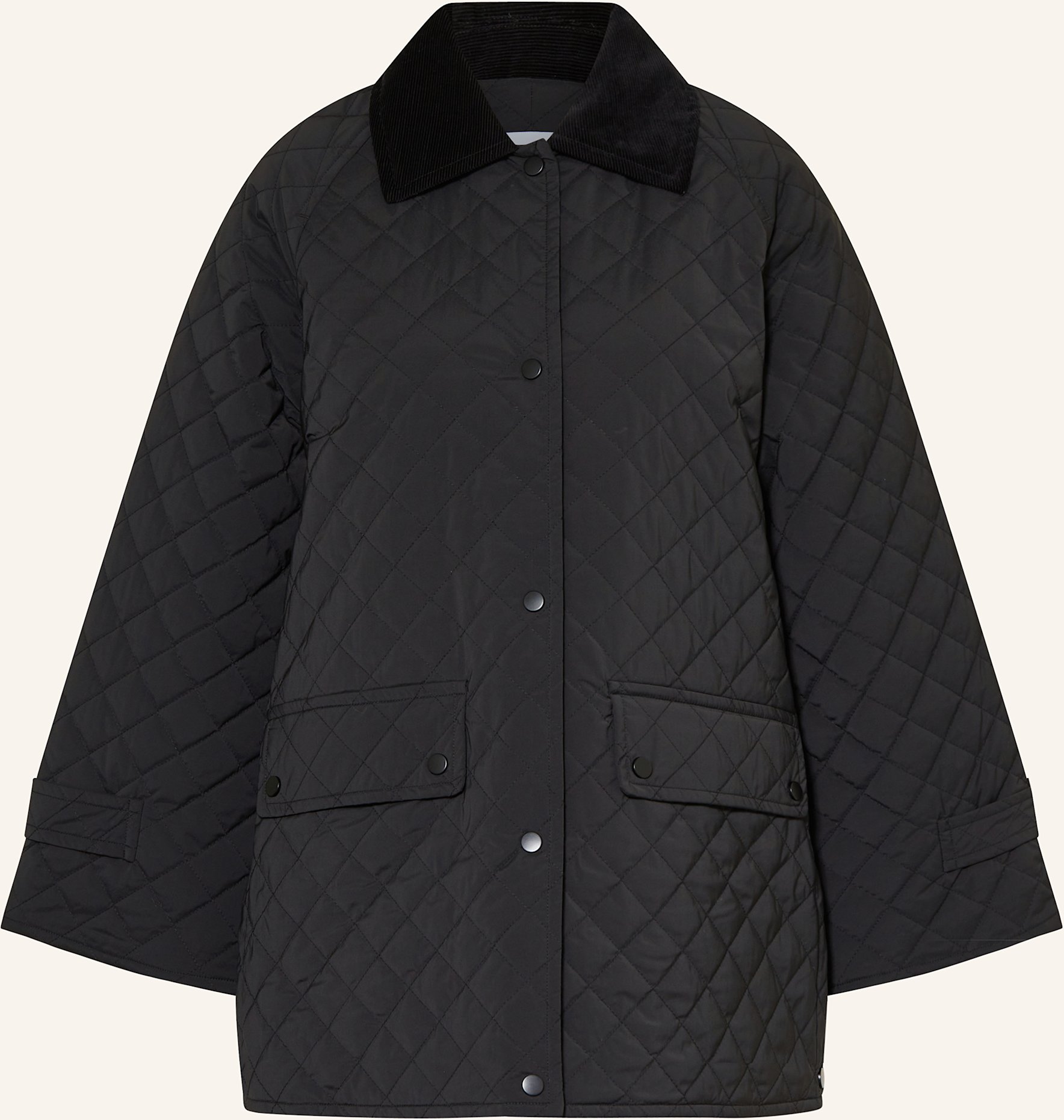 Mrs & Hugs Steppjacke schwarz