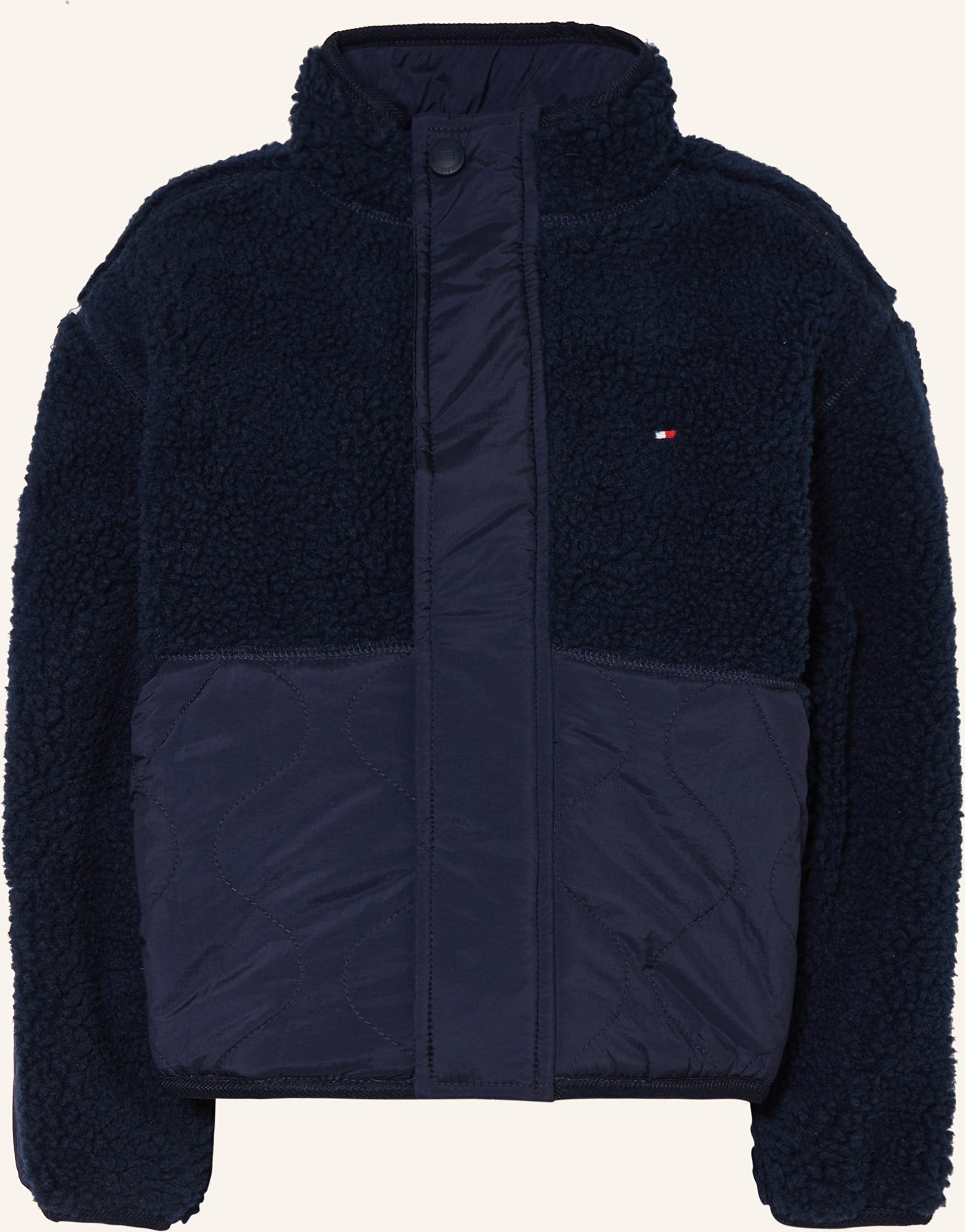 Tommy Hilfiger Teddyfell-Jacke blau