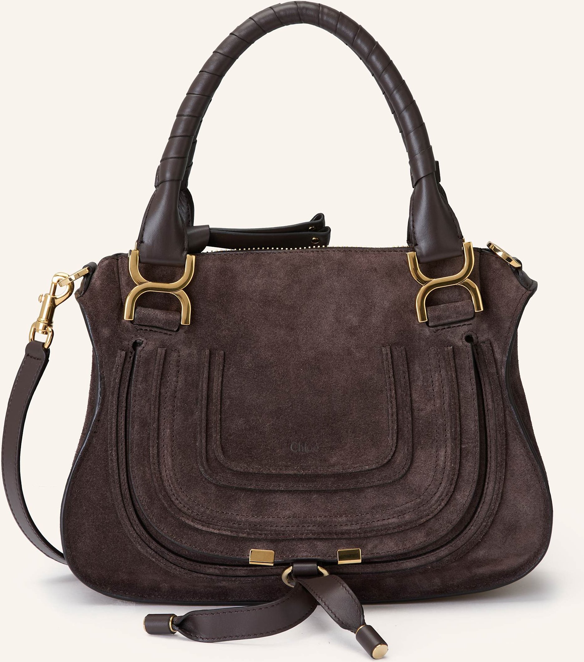 Chloé Umhängetasche Marcie braun