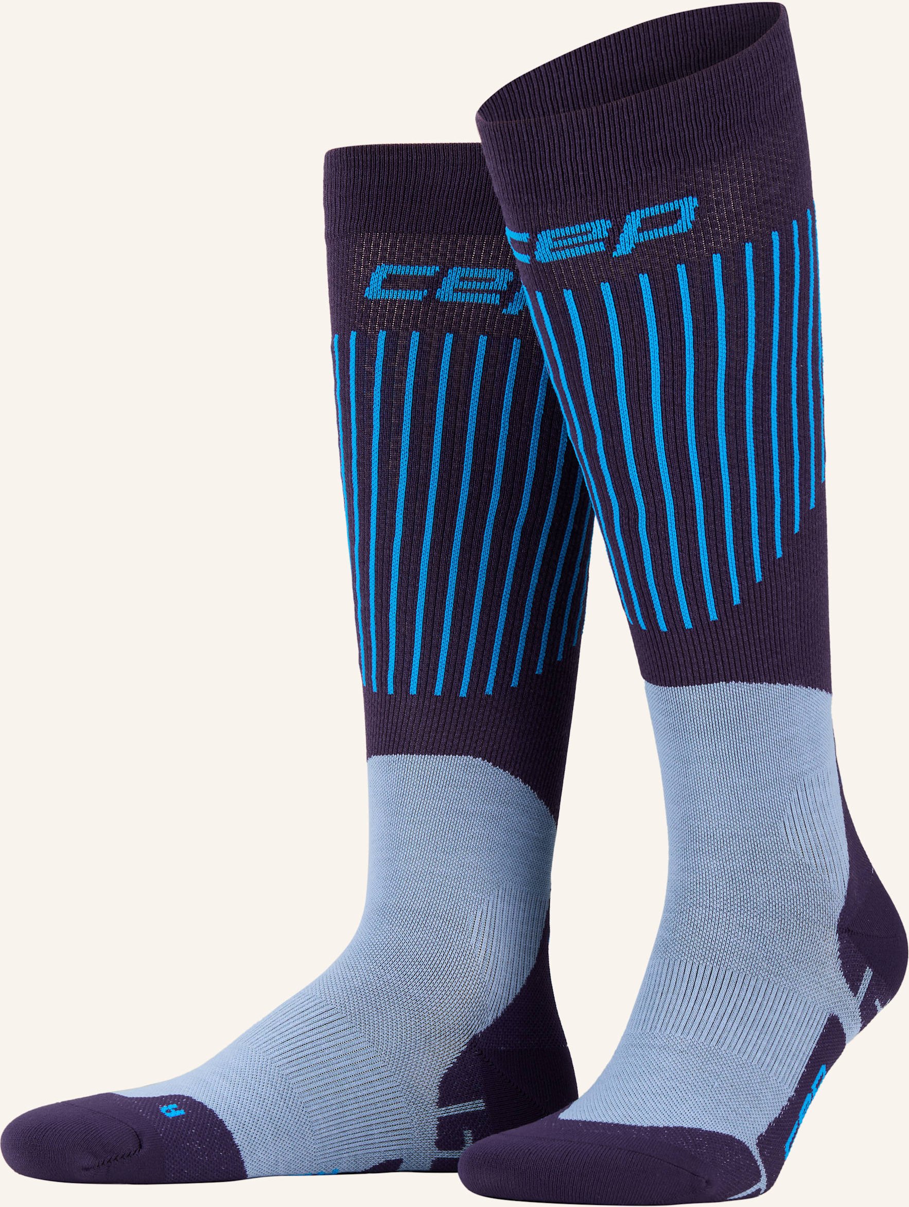 Cep Skisocken Ultralight Compression Light Cushion lila