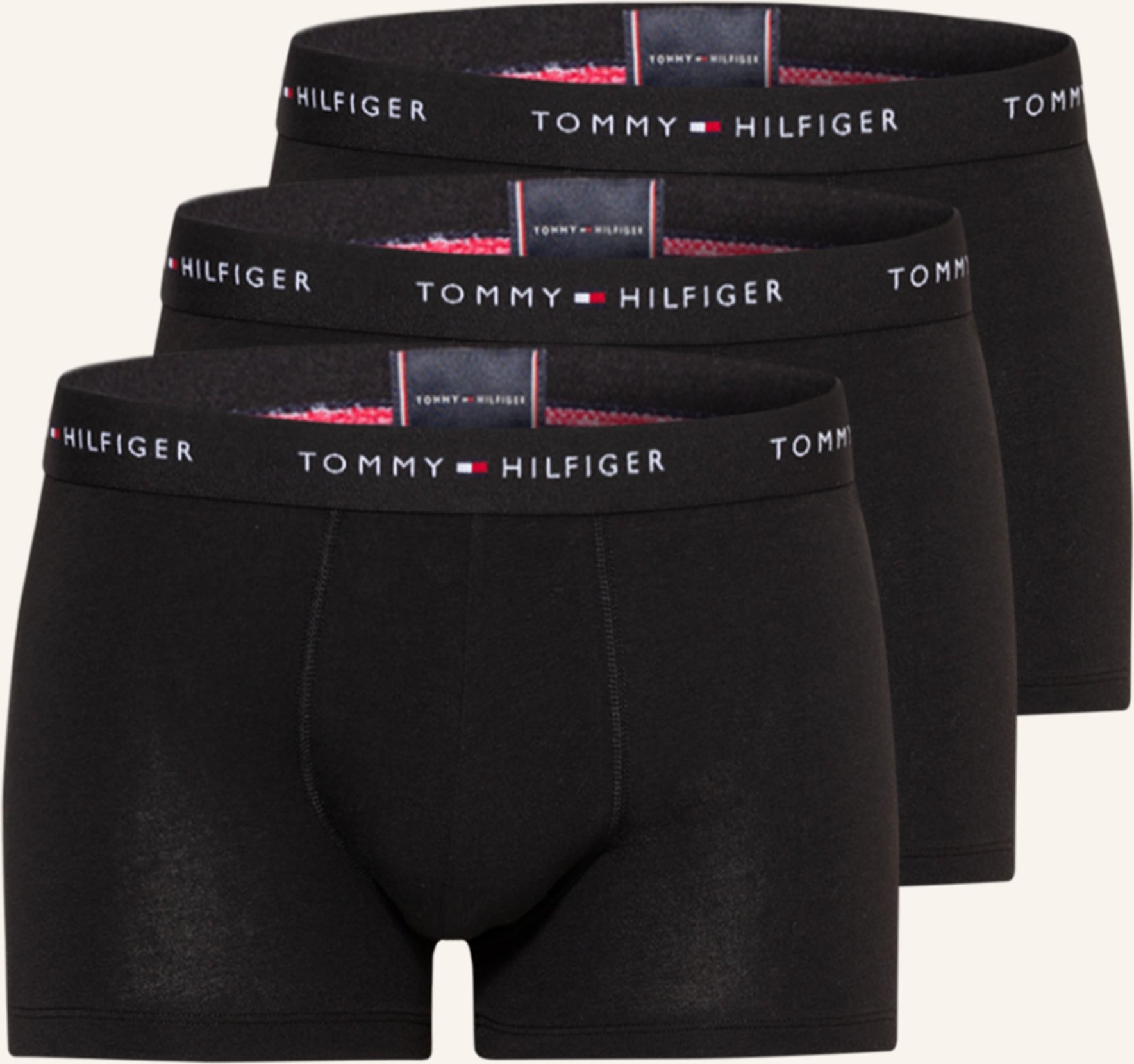 Tommy Hilfiger 3er-Pack Boxershorts schwarz