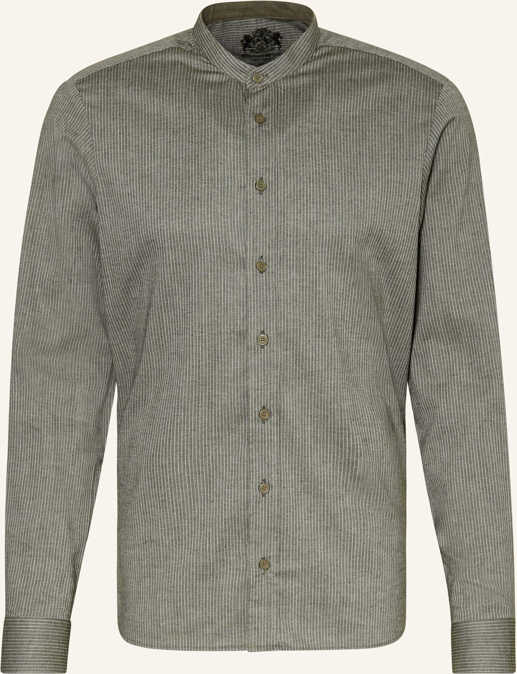 Hammerschmid Trachtenhemd Regular Fit Mit Stehkragen gruen