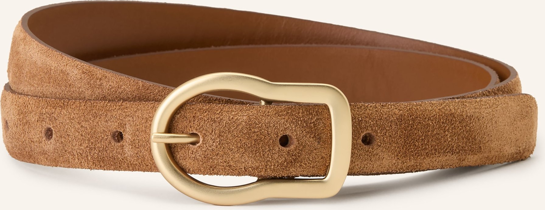 Dorothee Schumacher Ledergürtel Suede Sensation beige