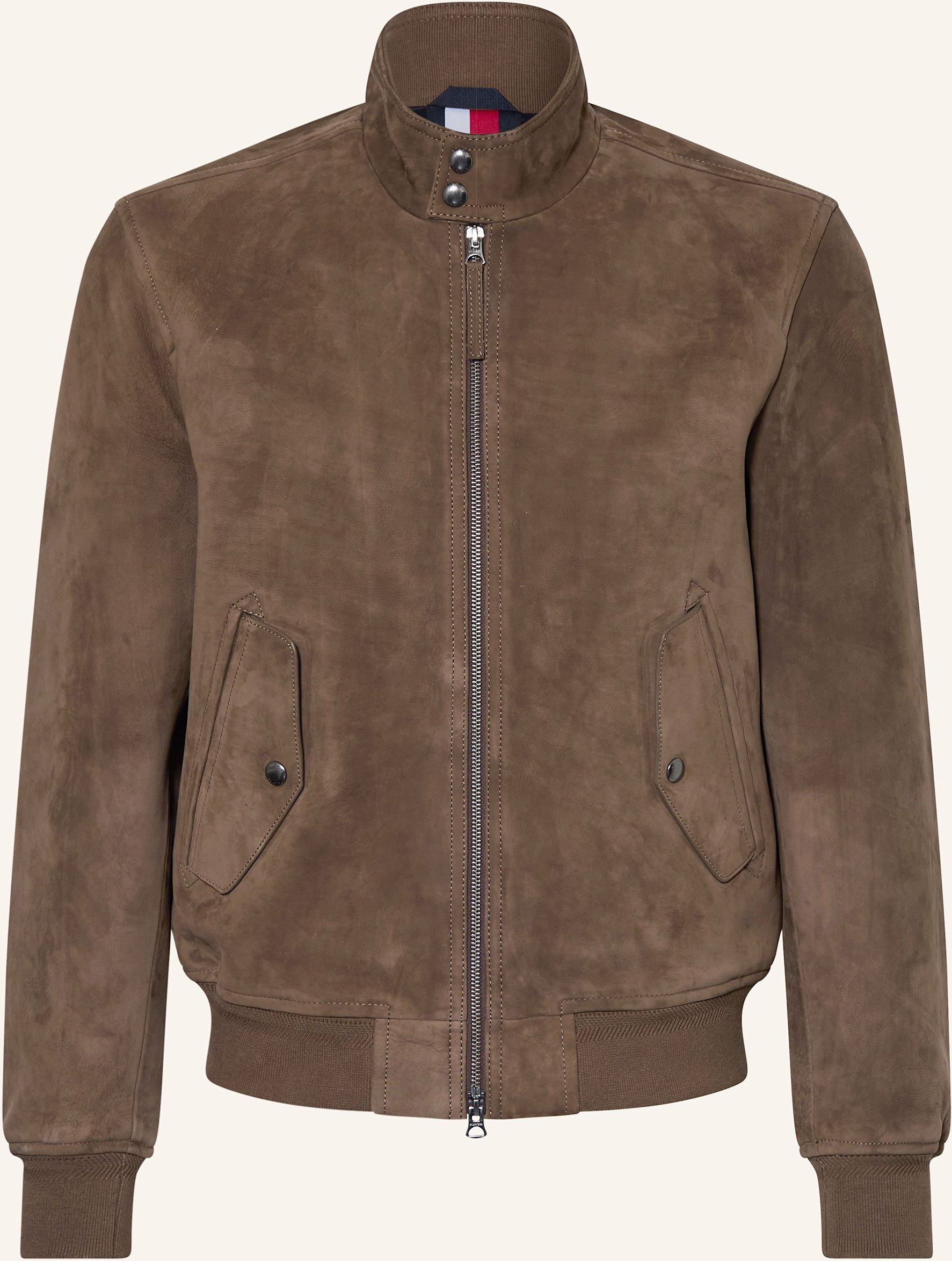 Tommy Hilfiger Lederjacke beige