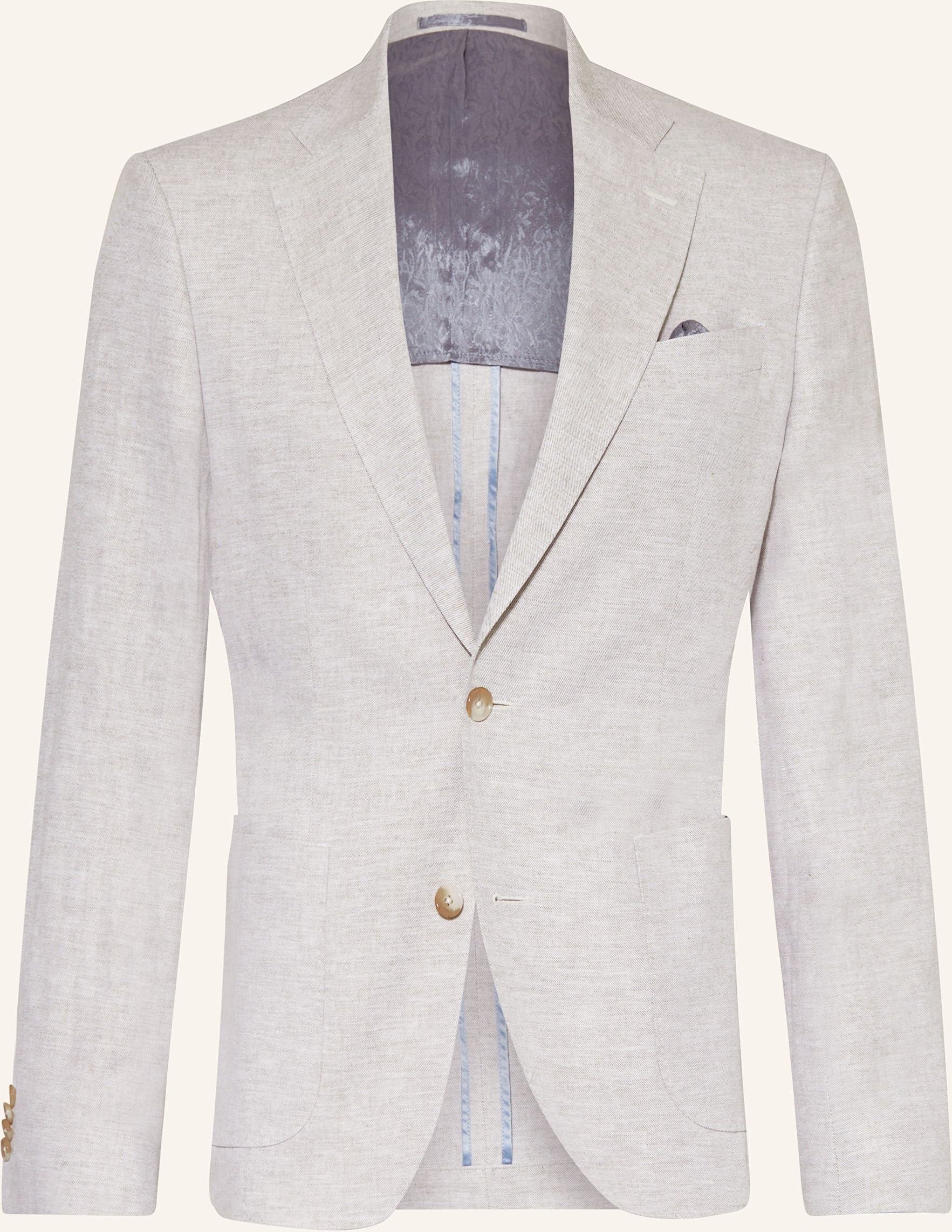 Sand Copenhagen Anzugsakko Slim Fit Mit Leinen gruen