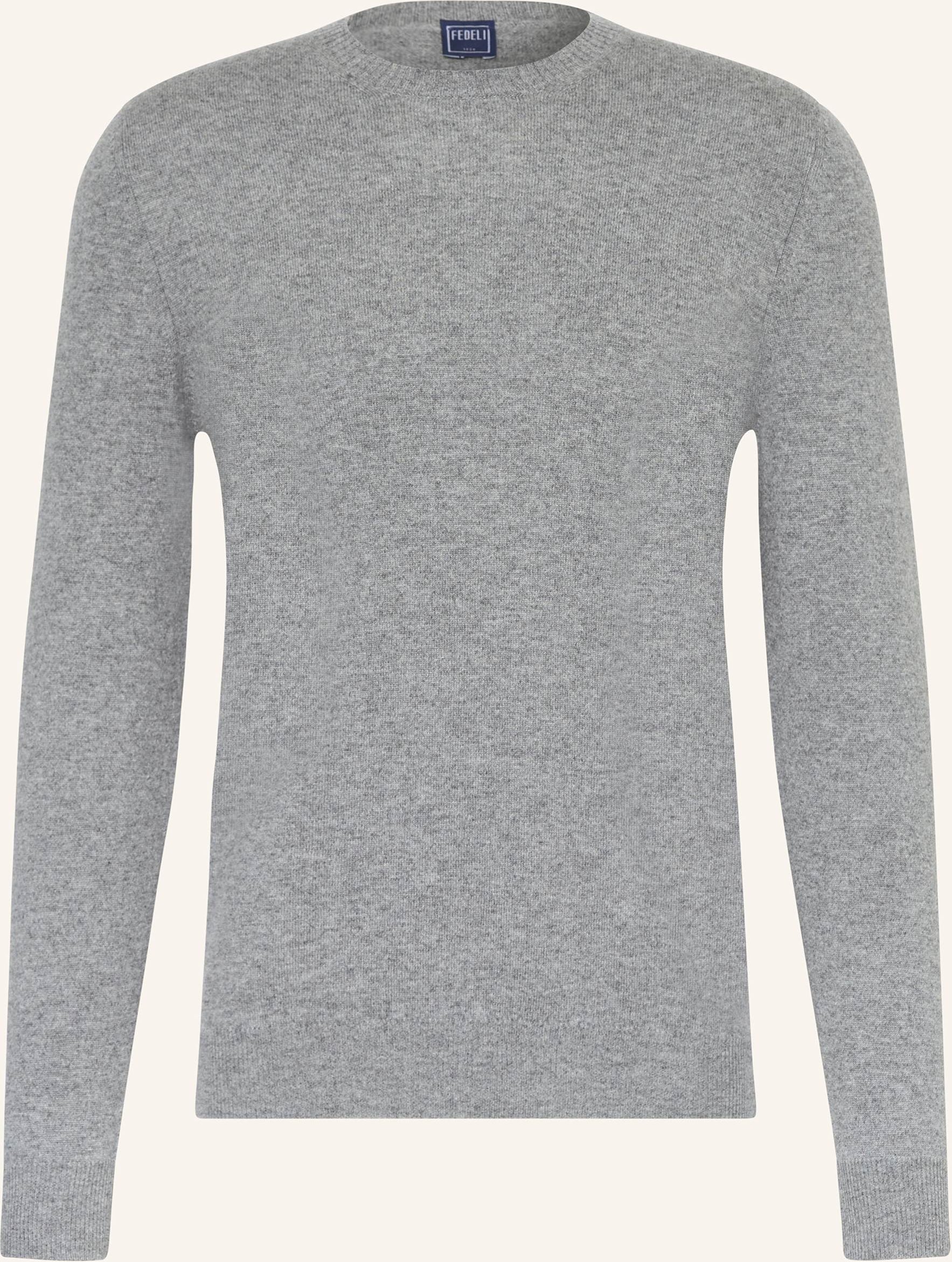 Thumbnail - Fedeli Cashmere-Pullover grau