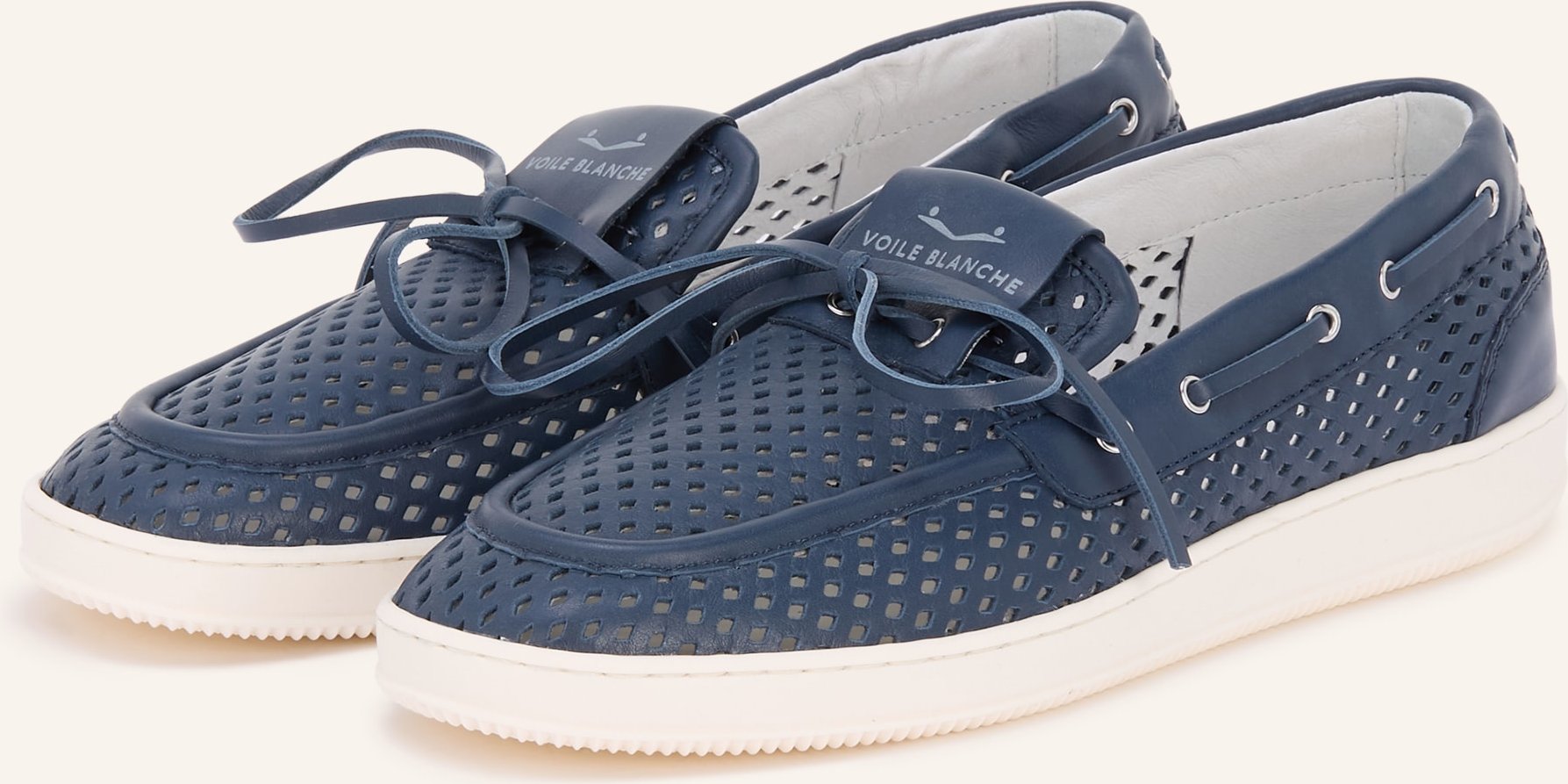 Voile Blanche Bootsschuhe Olivai Wind Perfy blau