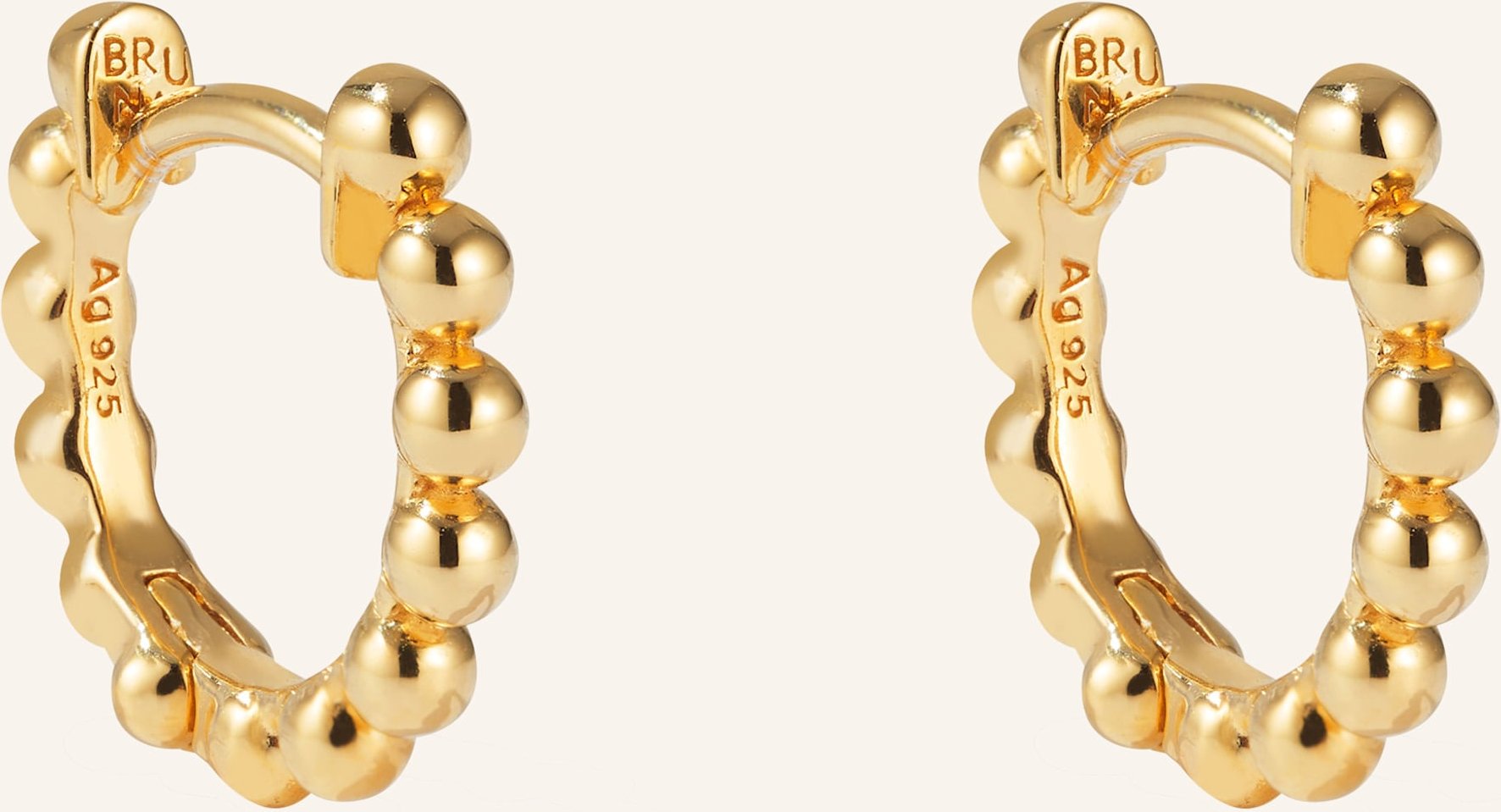 Bruna The Label Creolen Samos gold