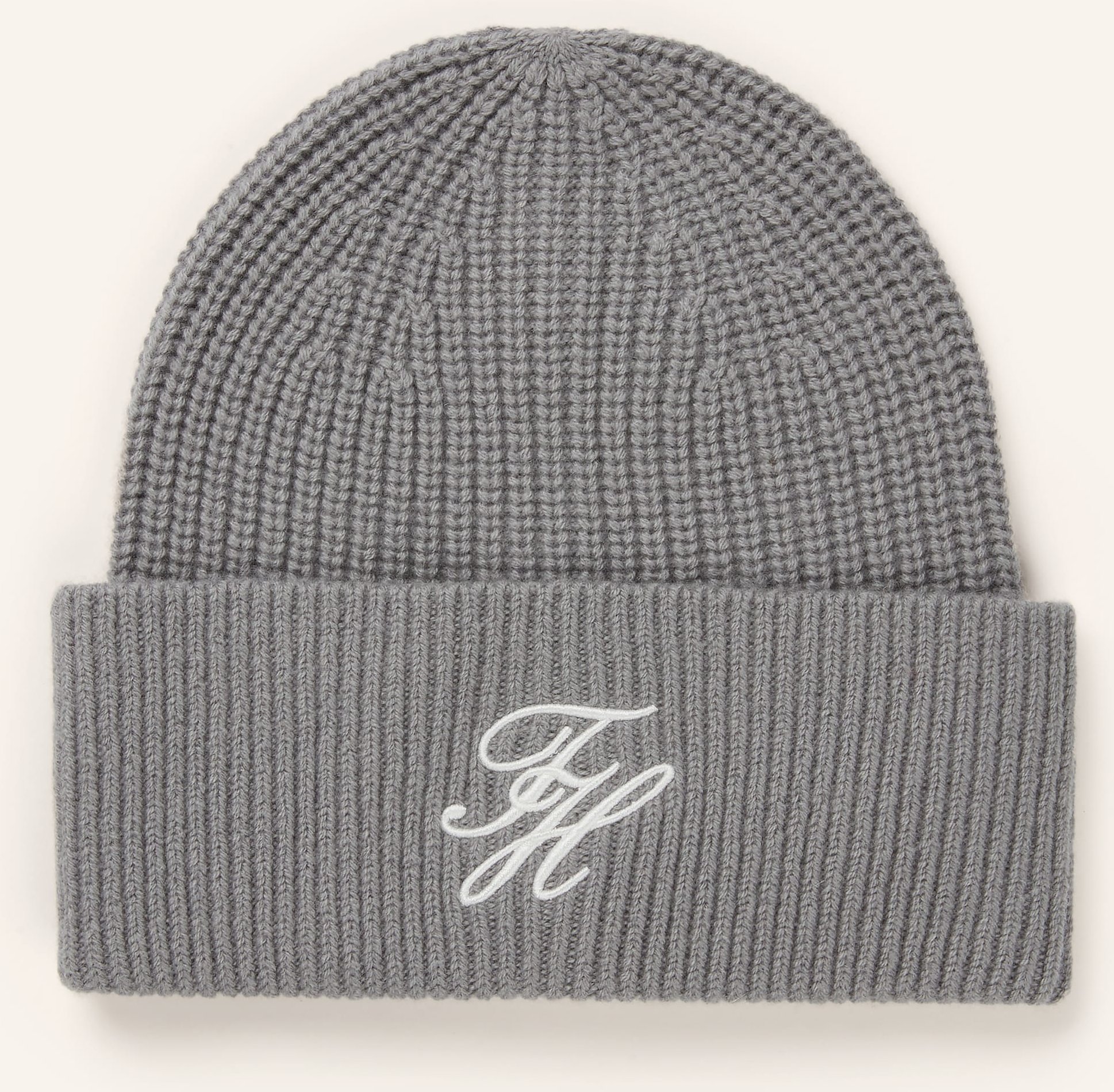 Thumbnail - Tommy Hilfiger Mütze Mit Cashmere grau